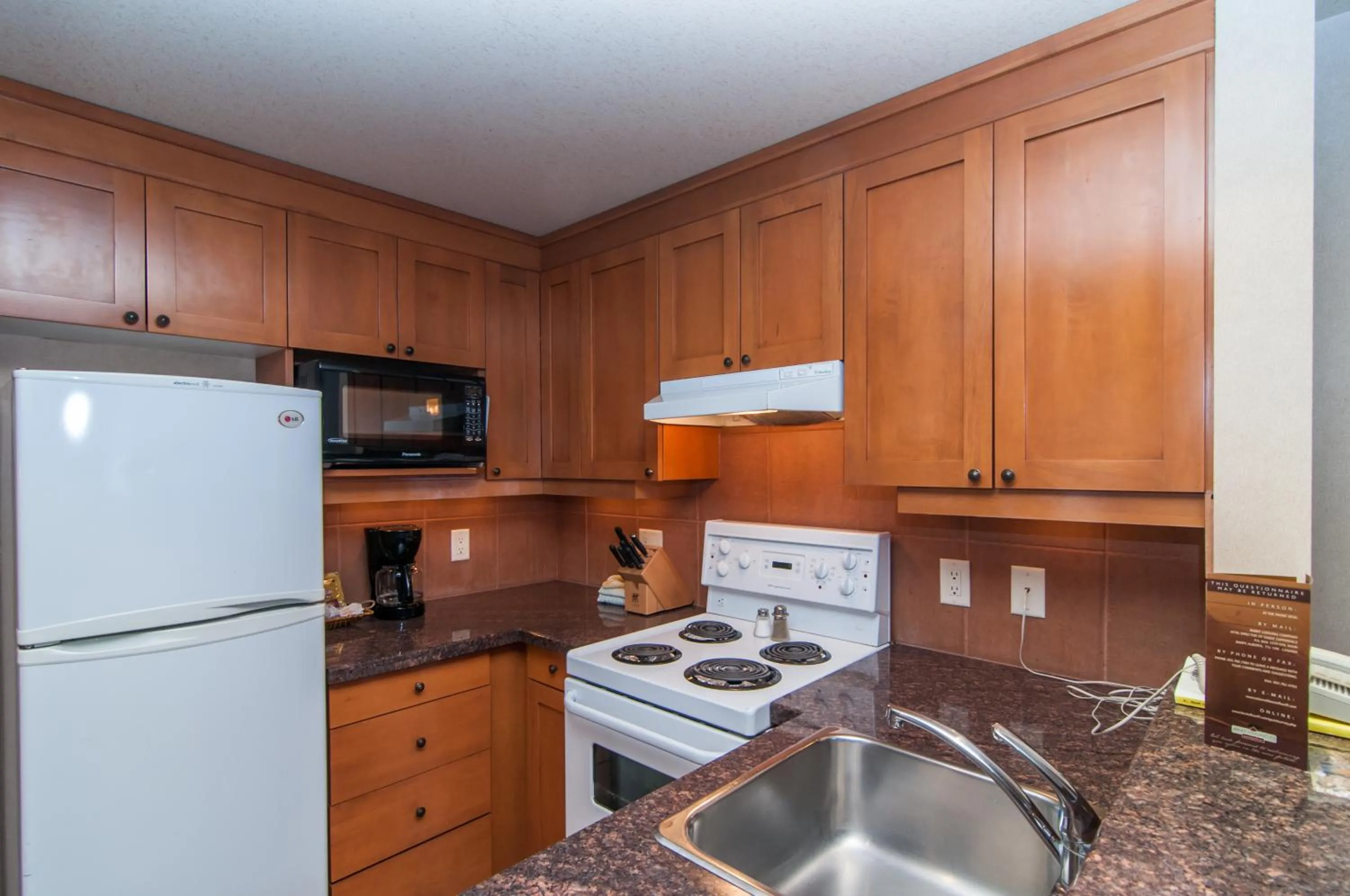 Kitchen or kitchenette in The Hidden Ridge Resort