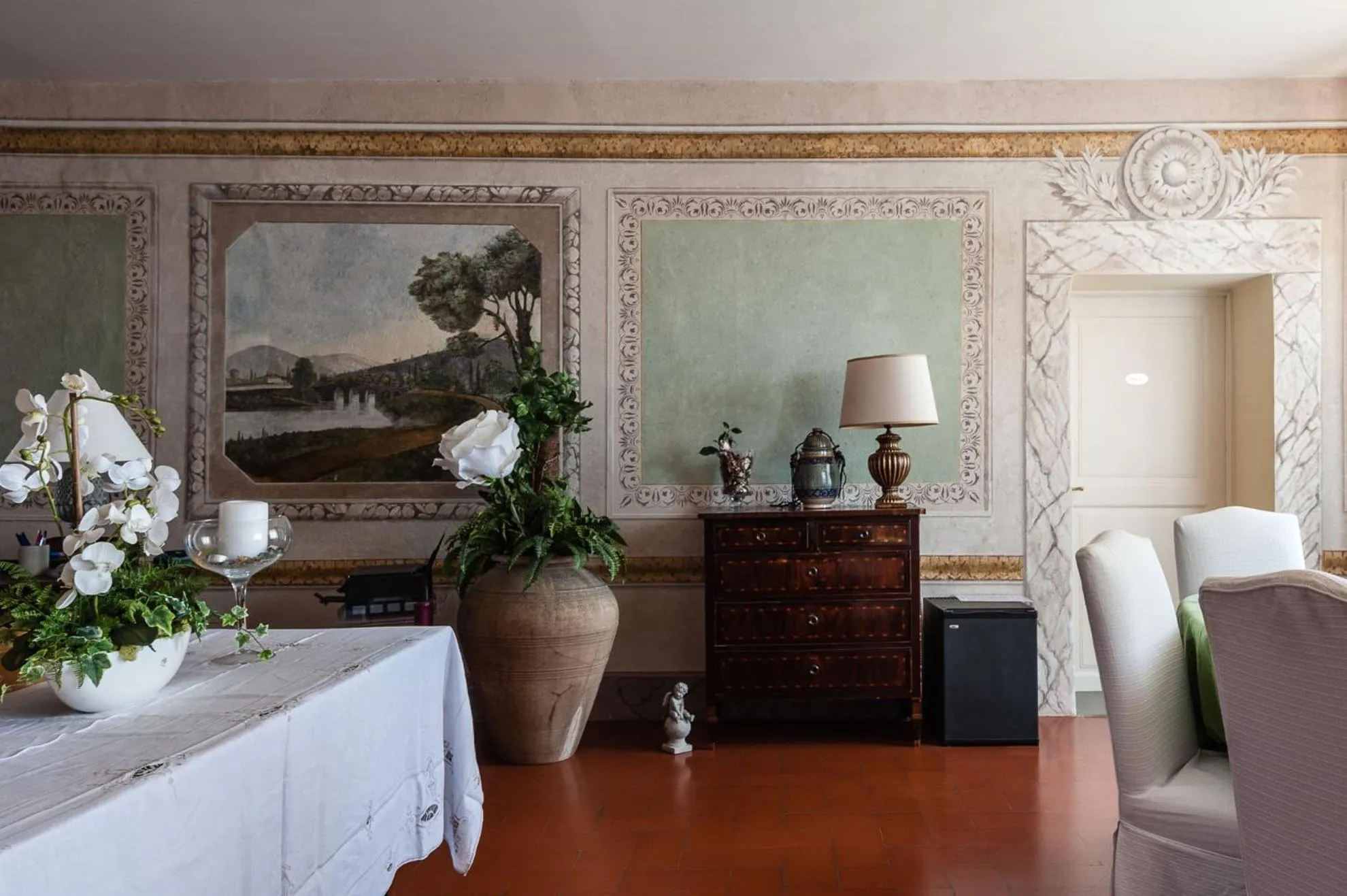 Lobby or reception in B&B Attico sulla Torre