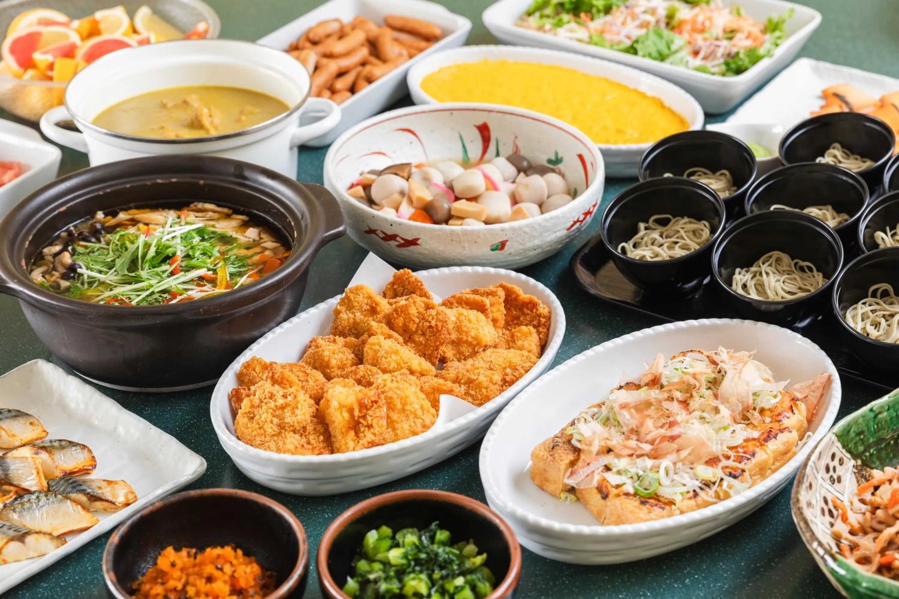 Breakfast in Hotel Sunroute Niigata