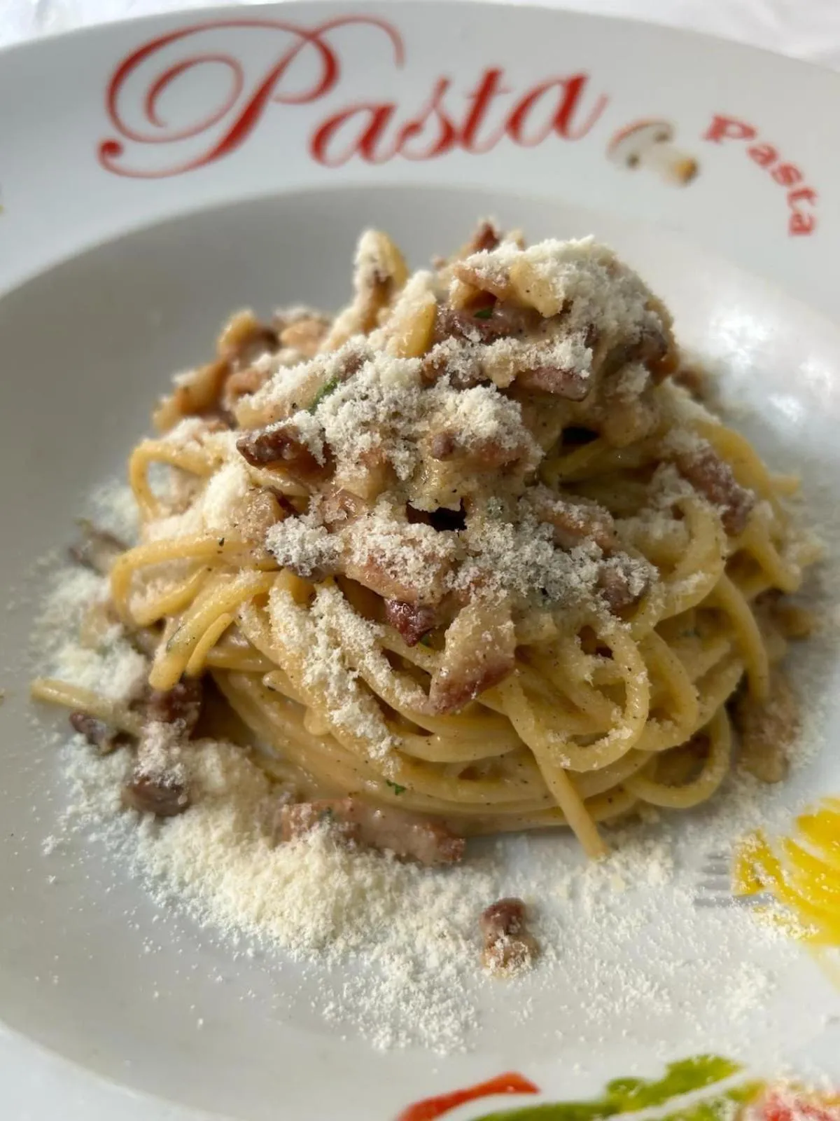 Food and drinks in Trattoria Al Gallo