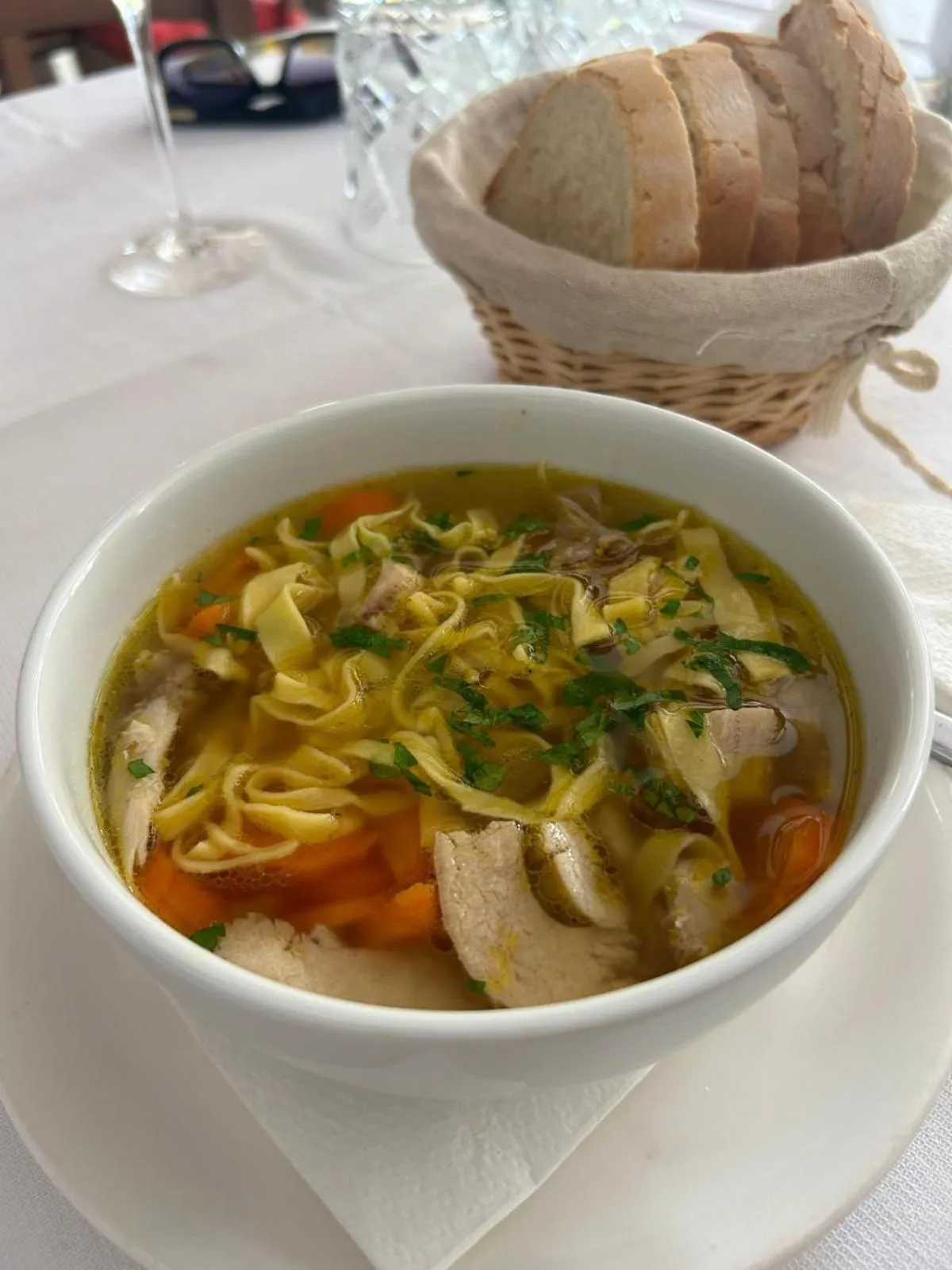 Food and drinks in Trattoria Al Gallo