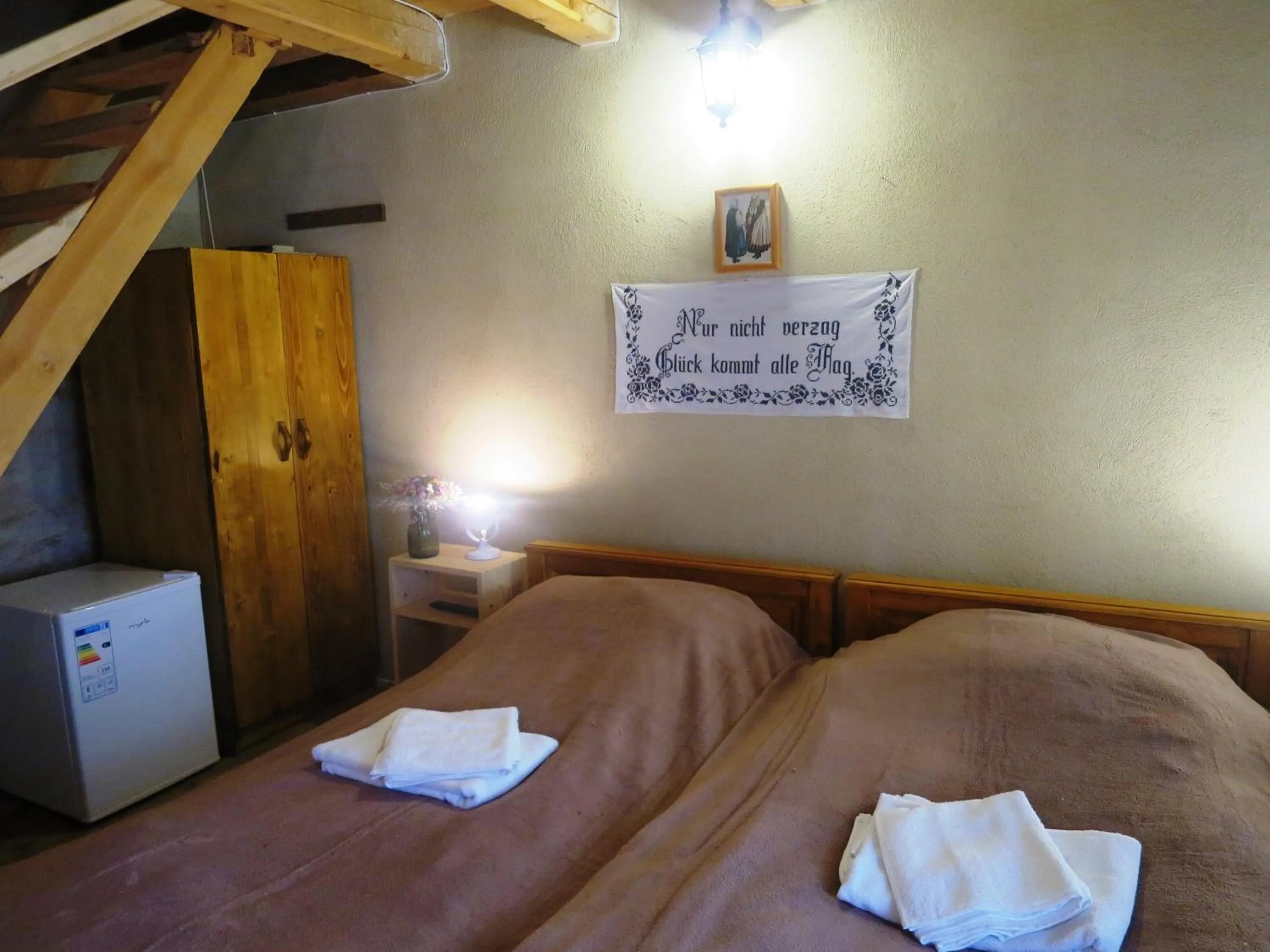 Bed in Medieval Apartments Frauendorf