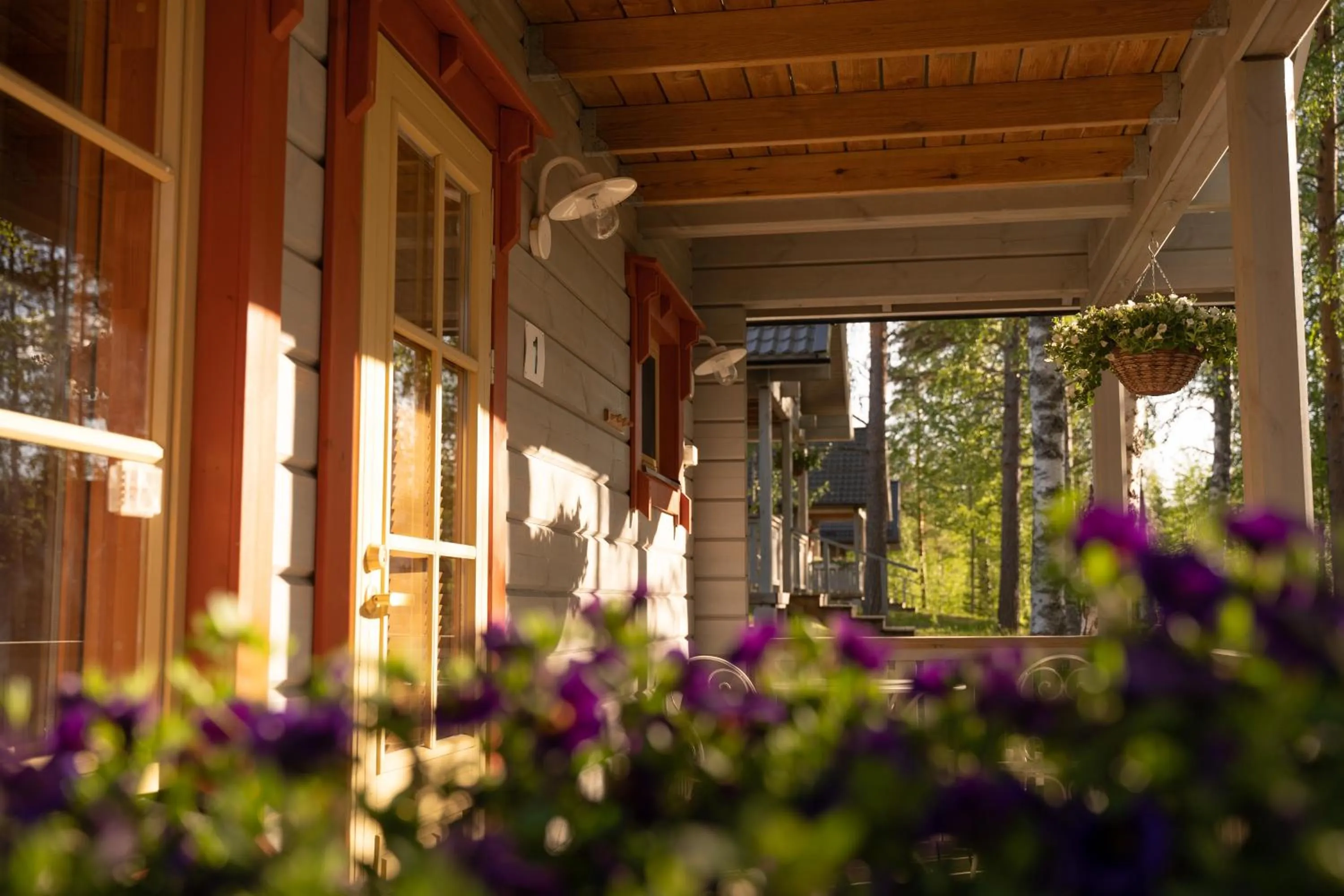 Patio in Holiday Village Kukkapää