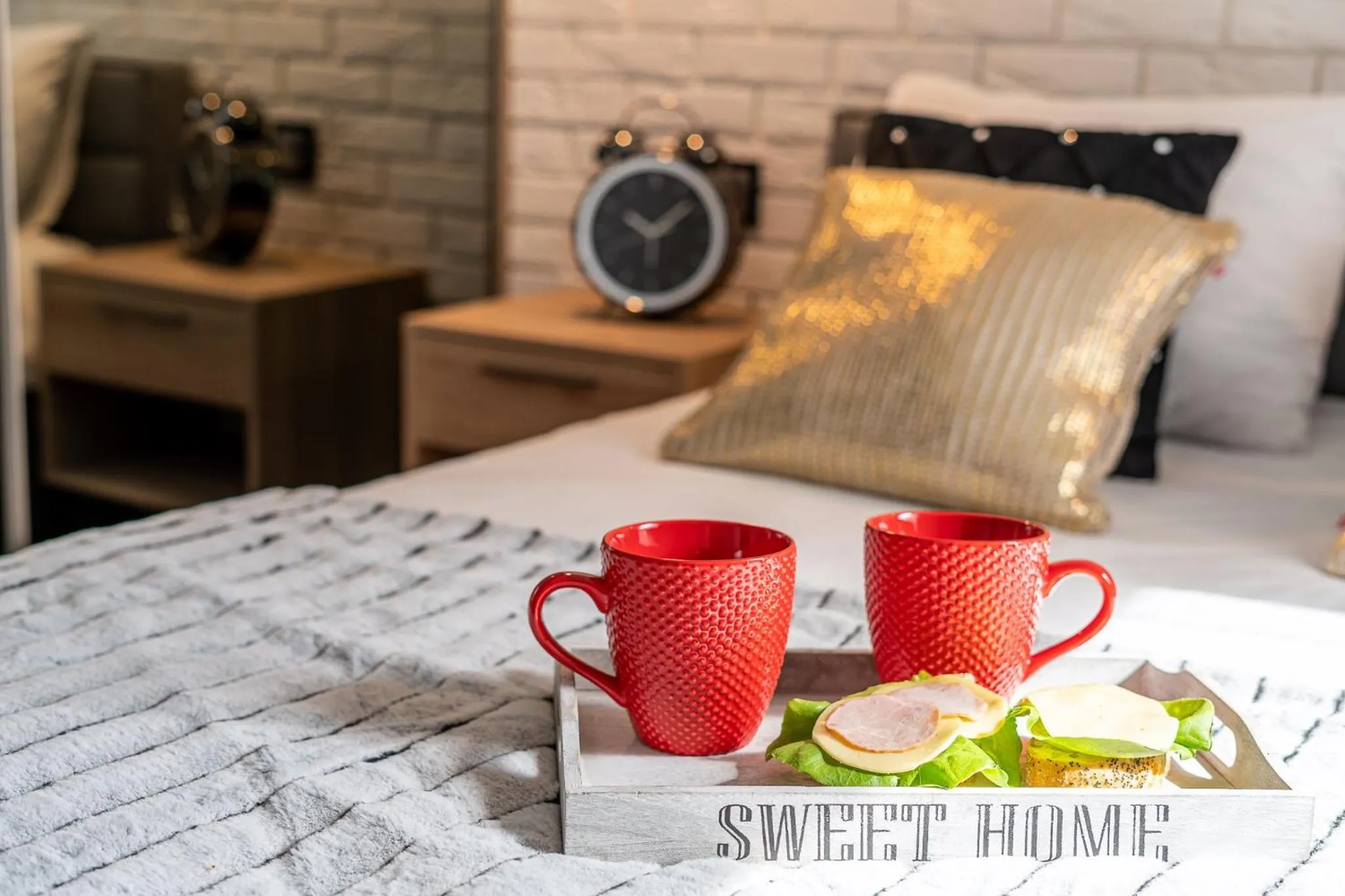 Bedroom in Art Apart River View Wrocław