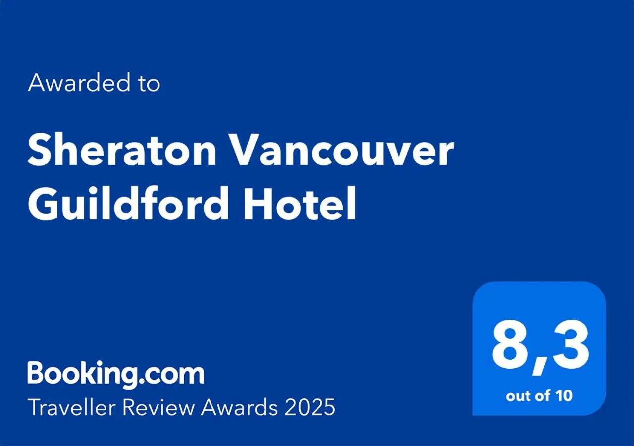 Certificate/Award in Sheraton Vancouver Guildford Hotel