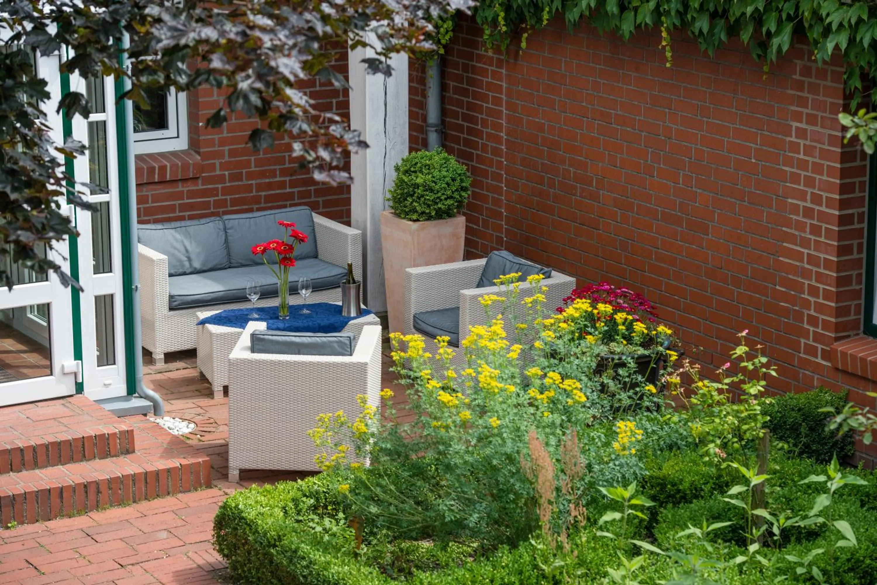 Patio in Hotel Altes Land