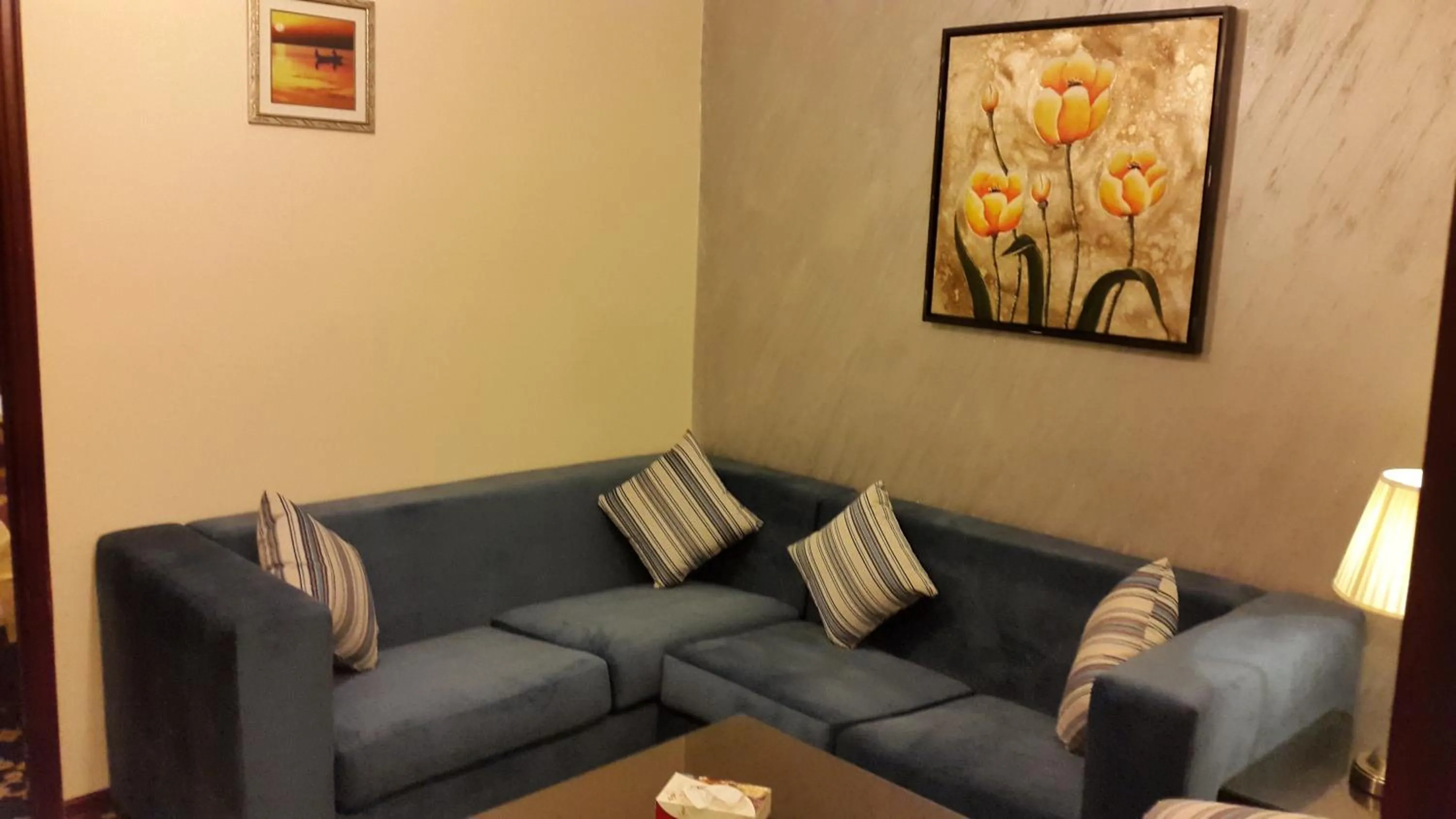 Seating area in Al Thuraya Hotel