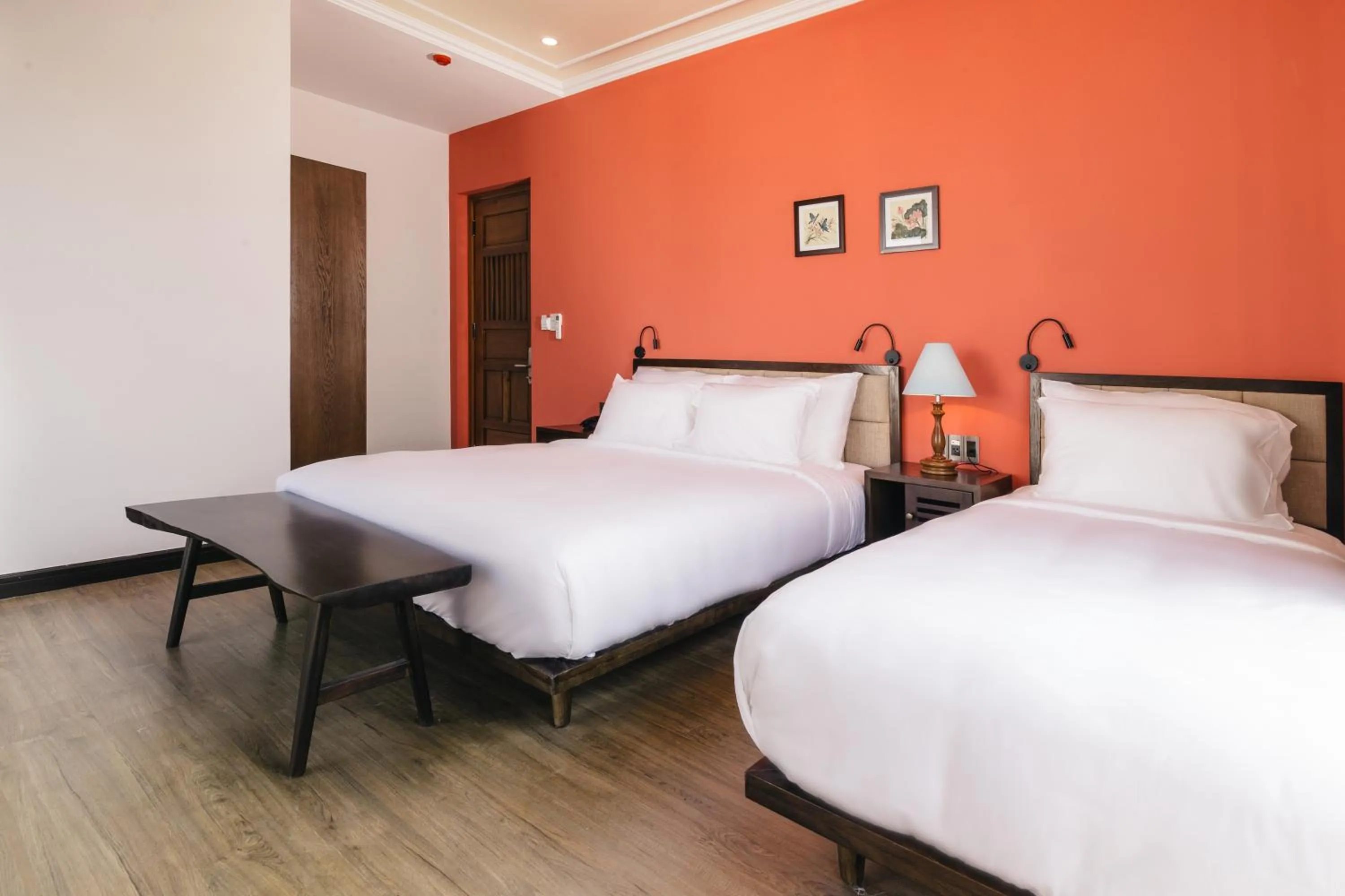 Bedroom, Bed in La An Central Boutique Villa