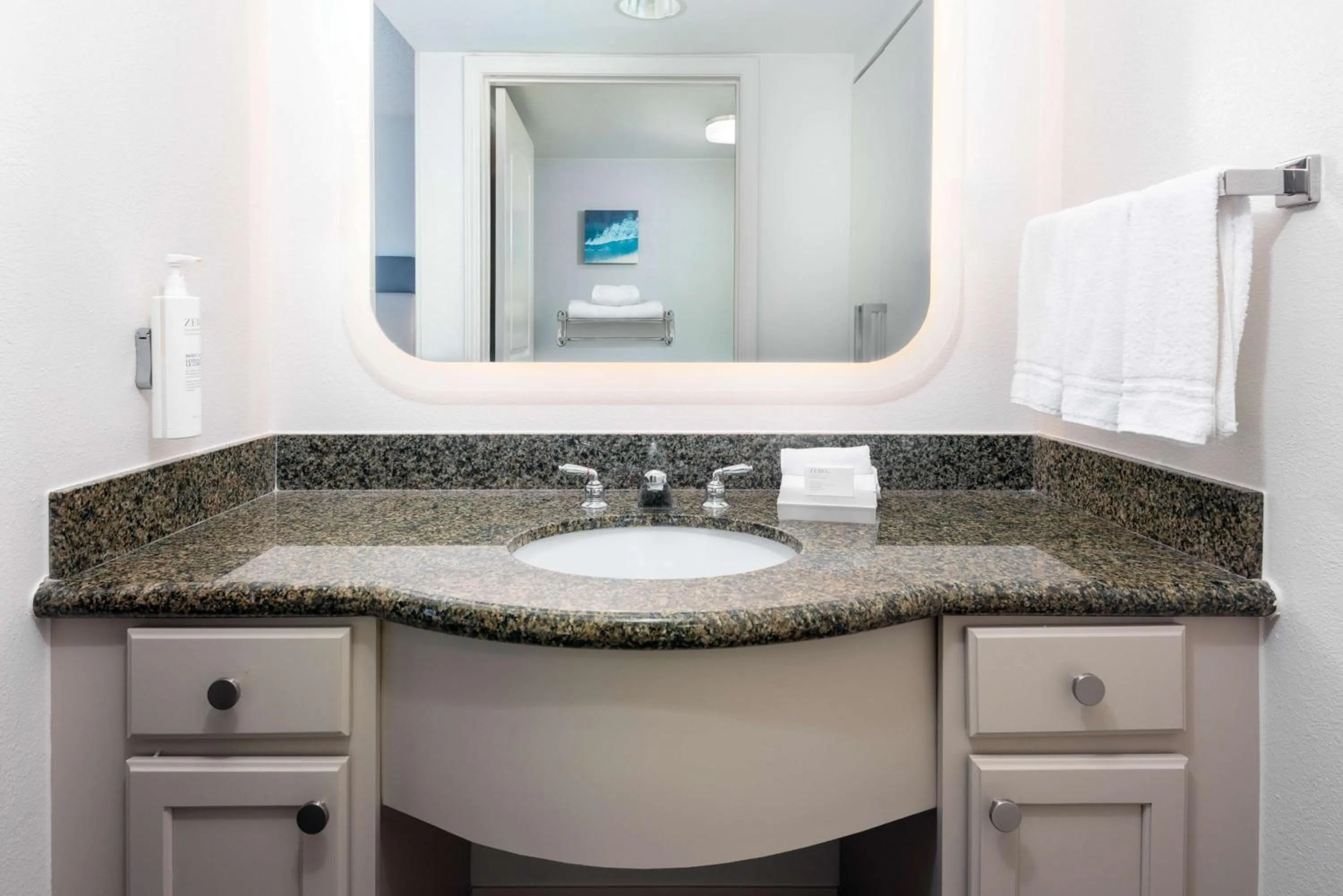 Bathroom in Homewood Suites by Hilton Tampa Airport - Westshore