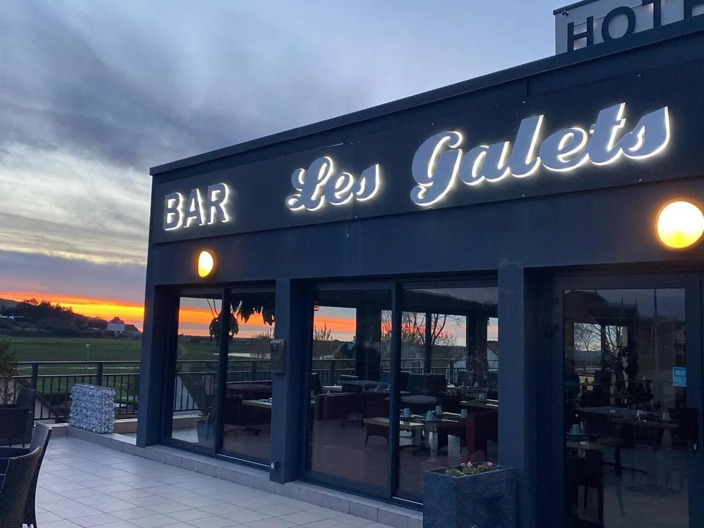 Natural landscape in Hotel Les Galets