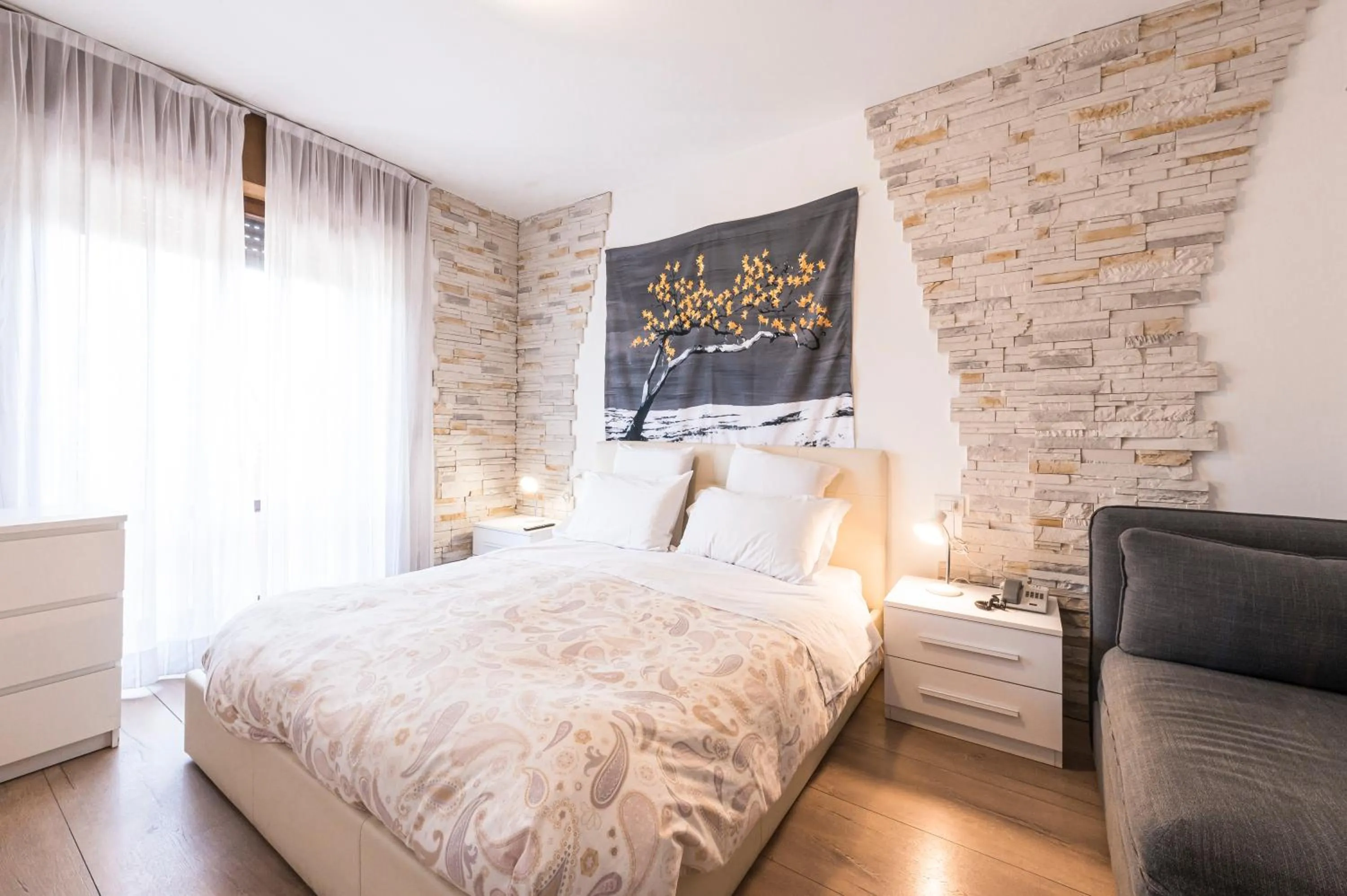 Bed in Hotel Vescovi