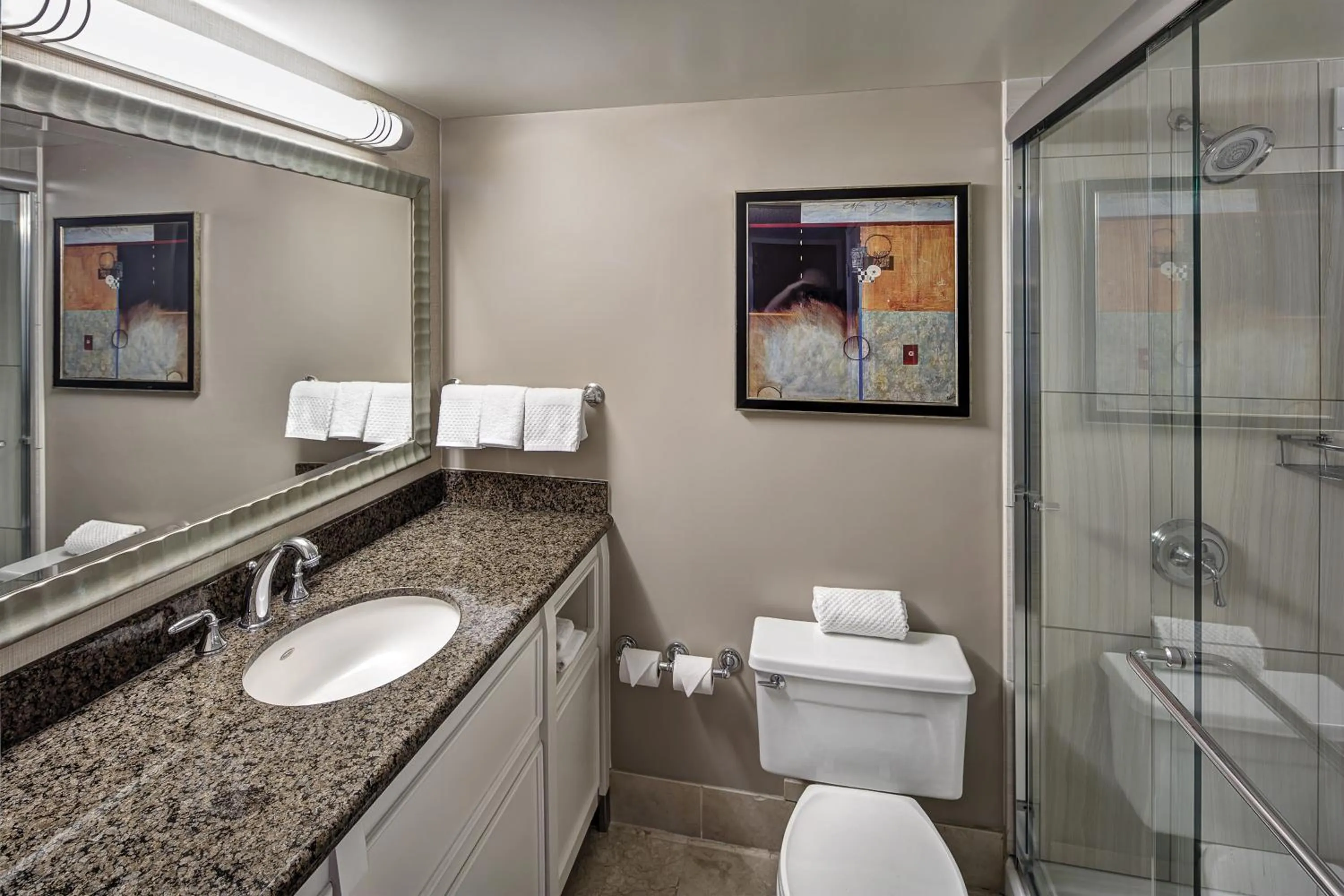 Shower in Hilton Sacramento Arden West