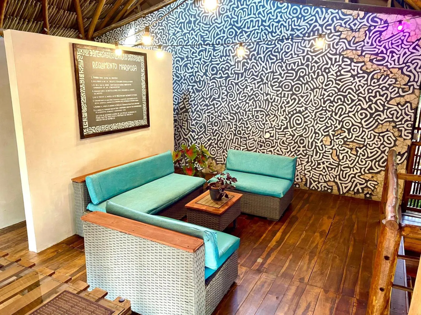 Living room in Villa Eden Palomino