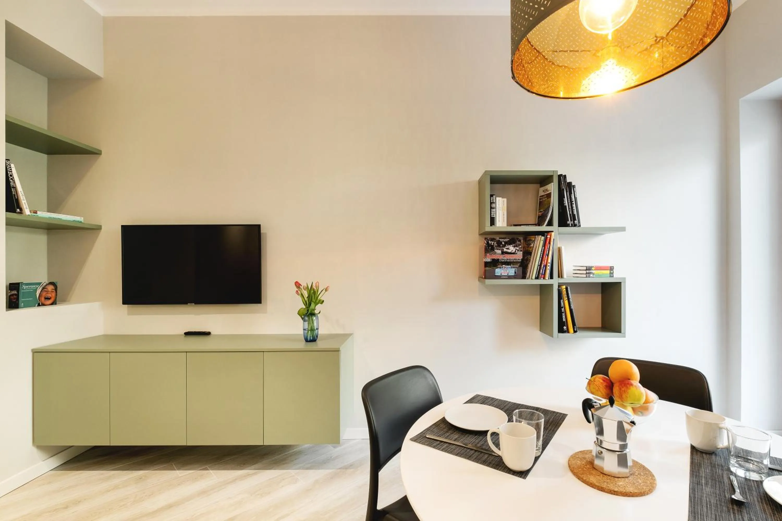 Dining area in Maggiore Residence Flats
