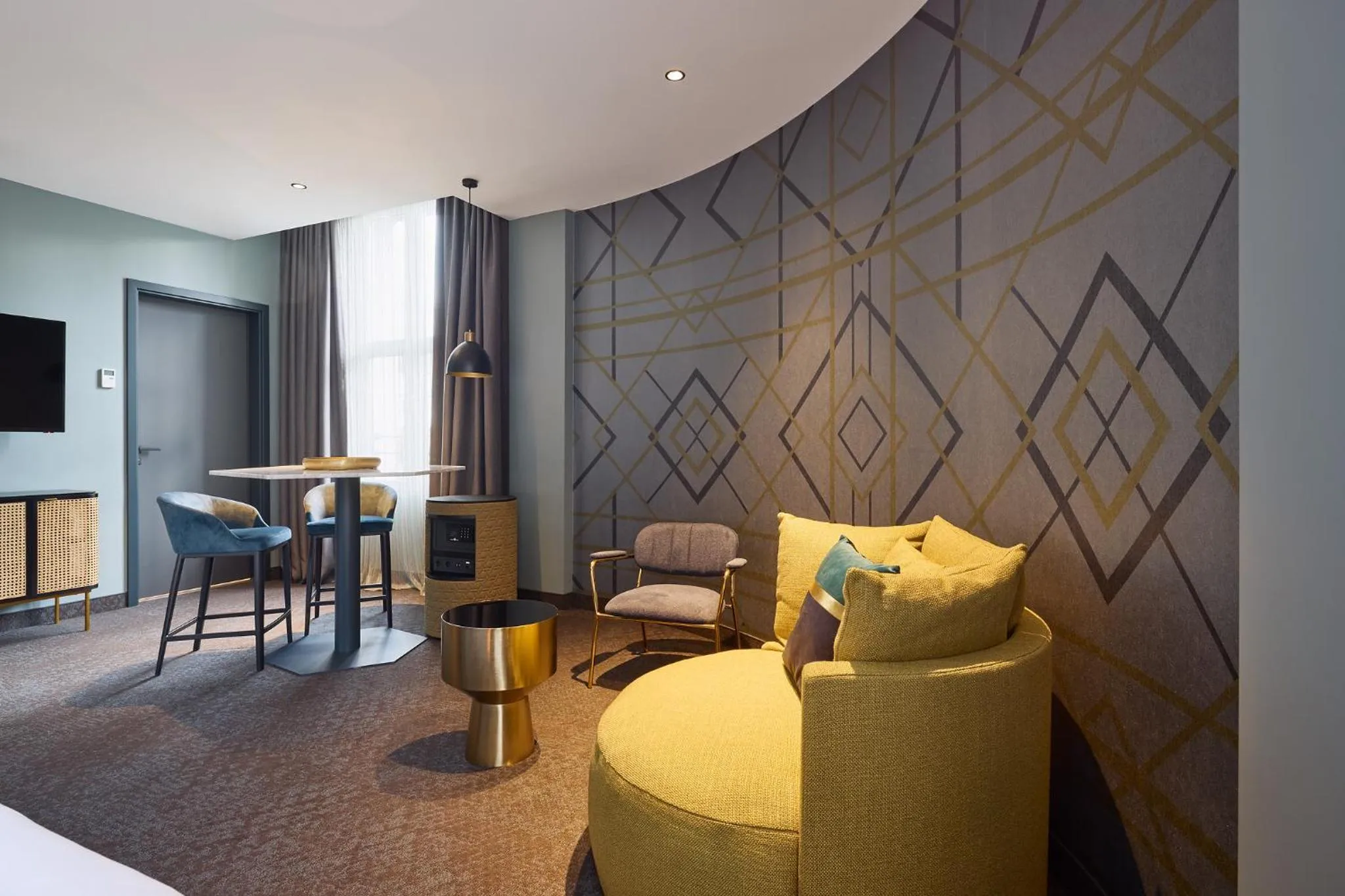 Seating area in Postboutique Hotel Wuppertal