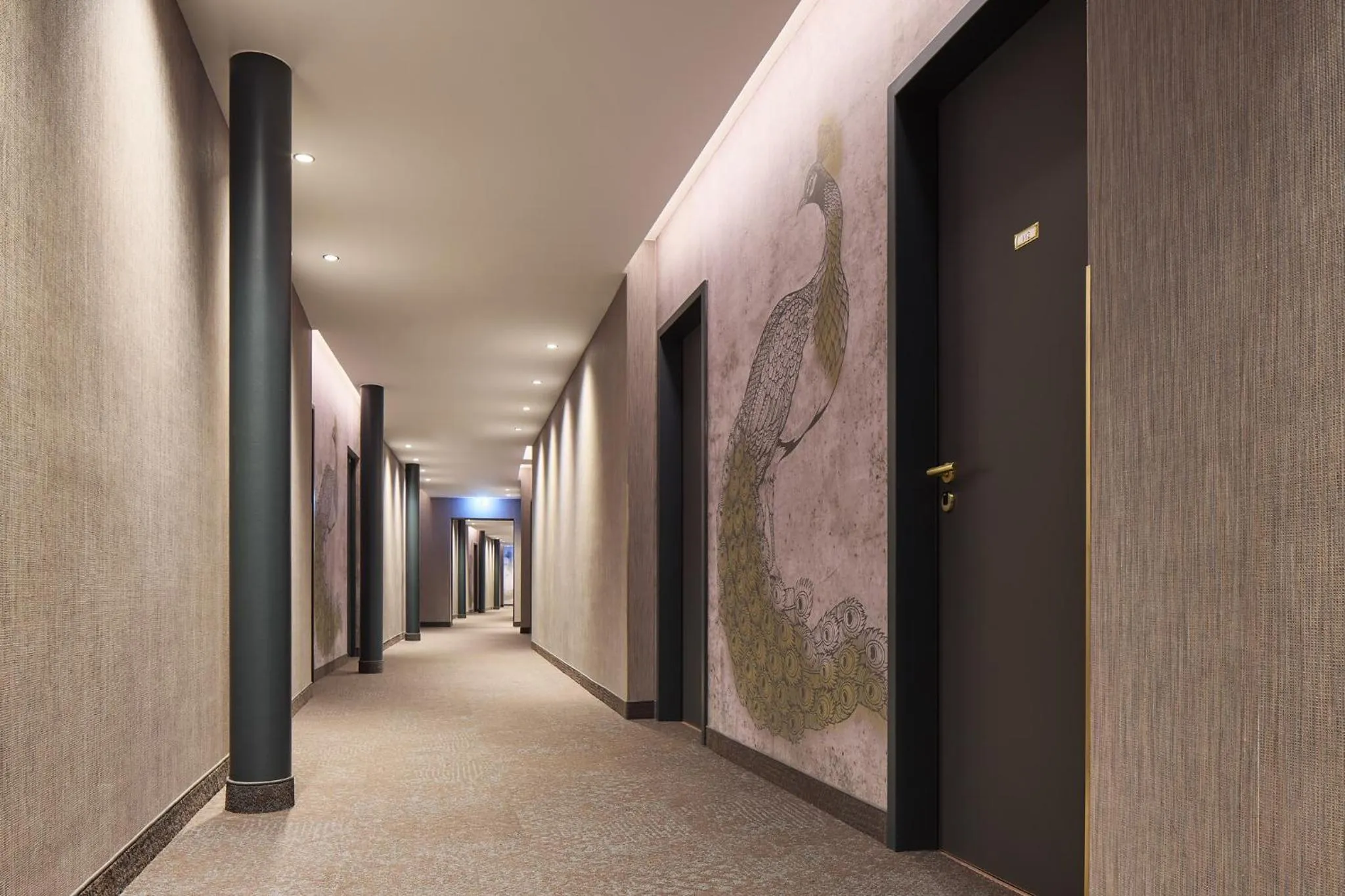 Decorative detail in Postboutique Hotel Wuppertal