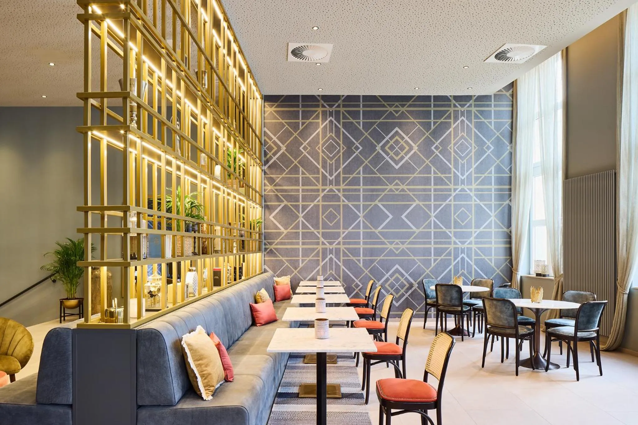 Restaurant/places to eat in Postboutique Hotel Wuppertal