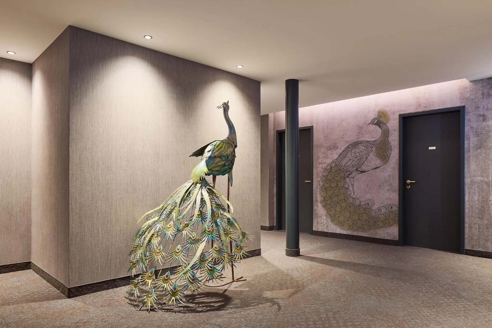 Decorative detail in Postboutique Hotel Wuppertal