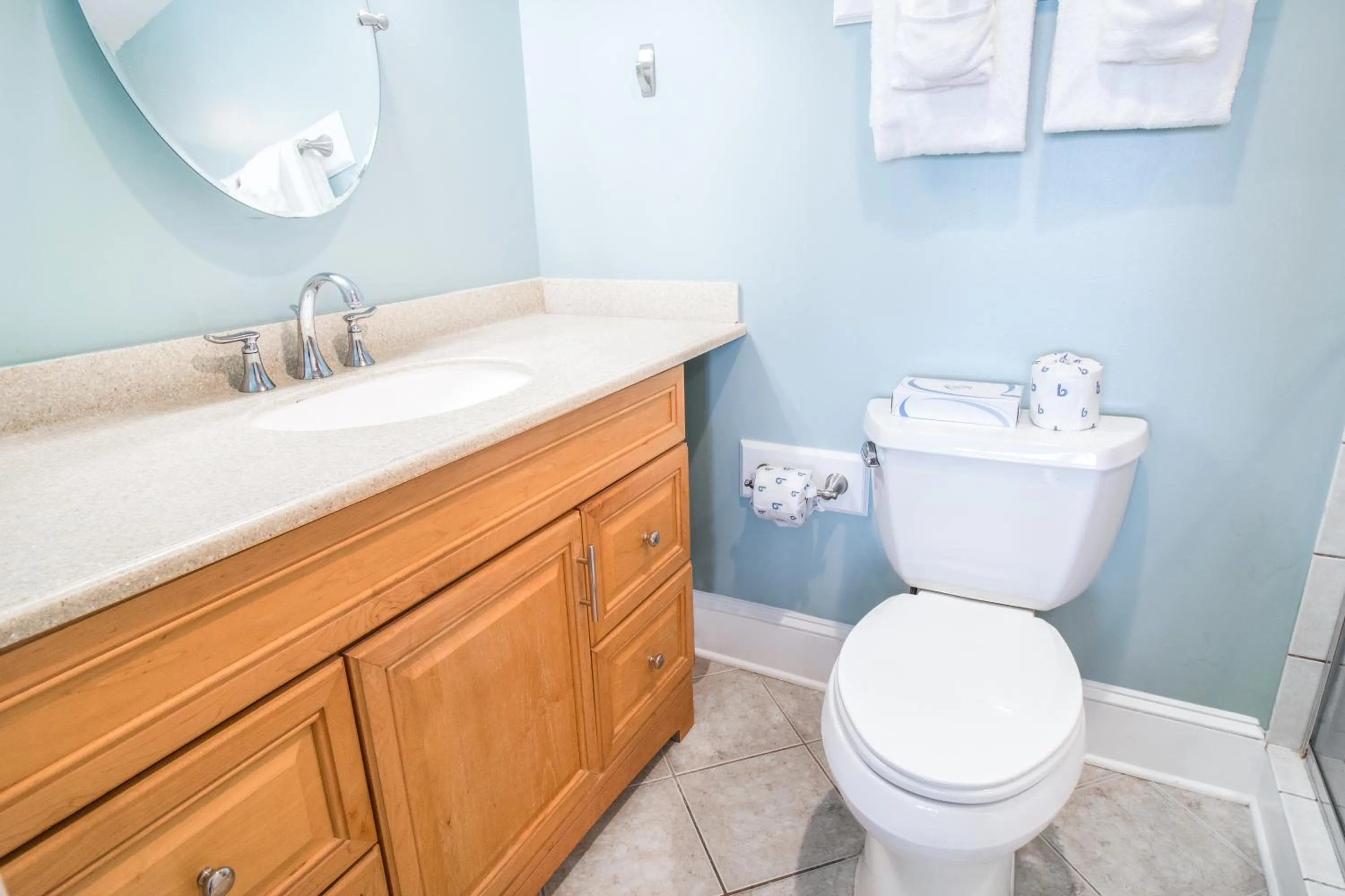 Toilet in Oceanfront Litchfield Inn