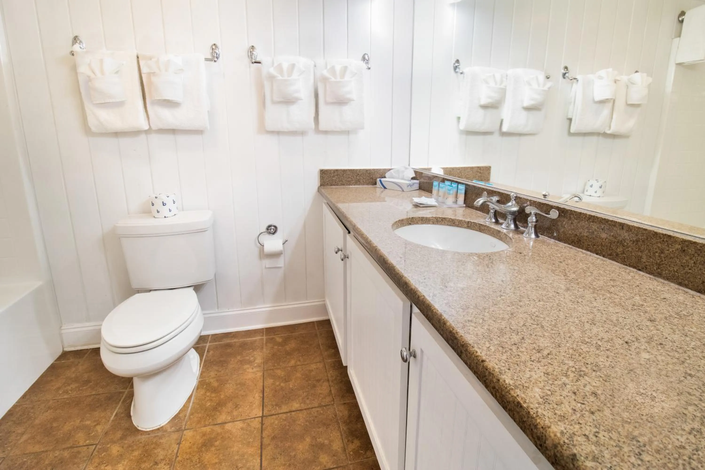 Toilet in Oceanfront Litchfield Inn