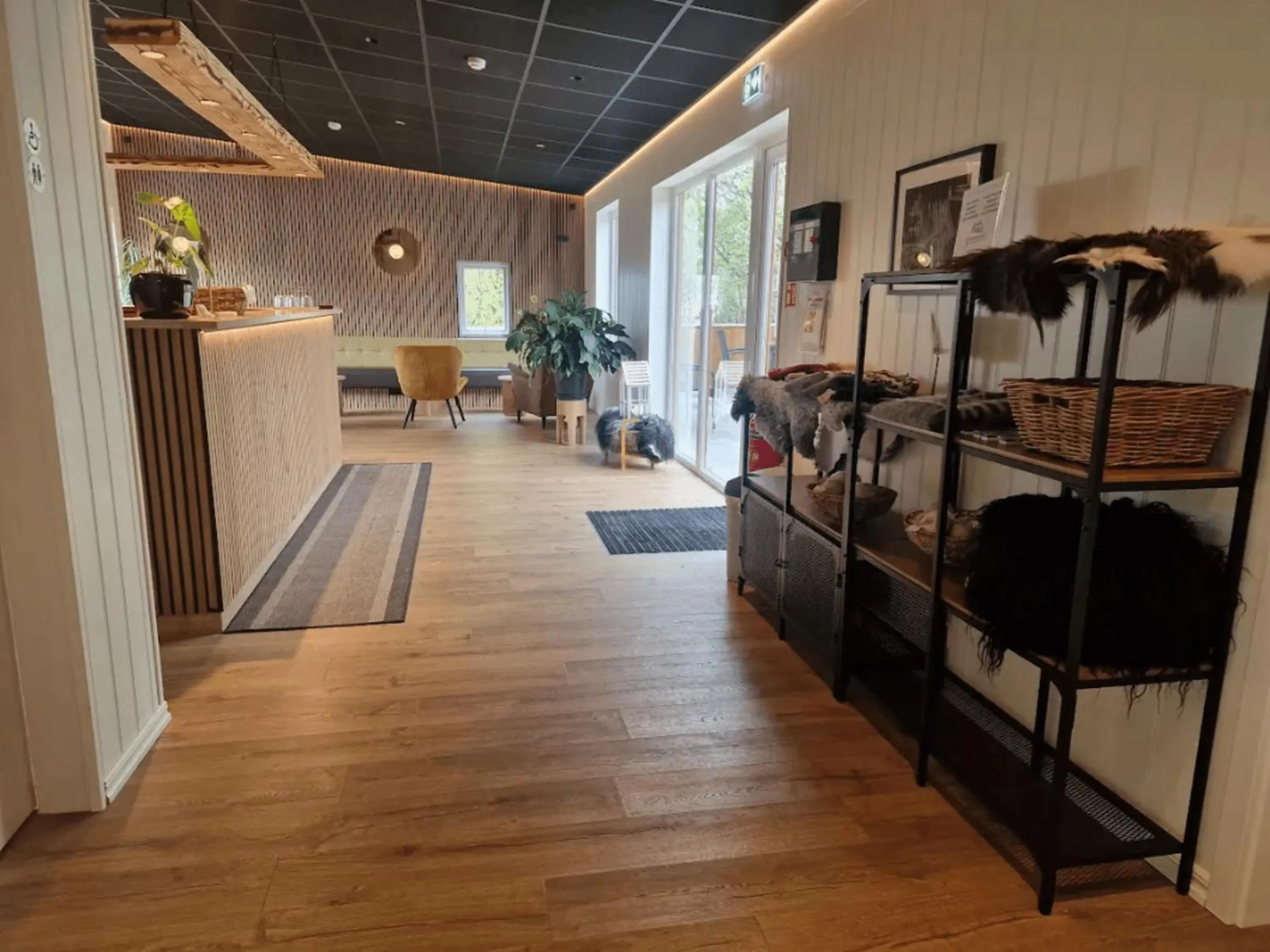 Lobby or reception in Sólheimahjáleiga Guesthouse