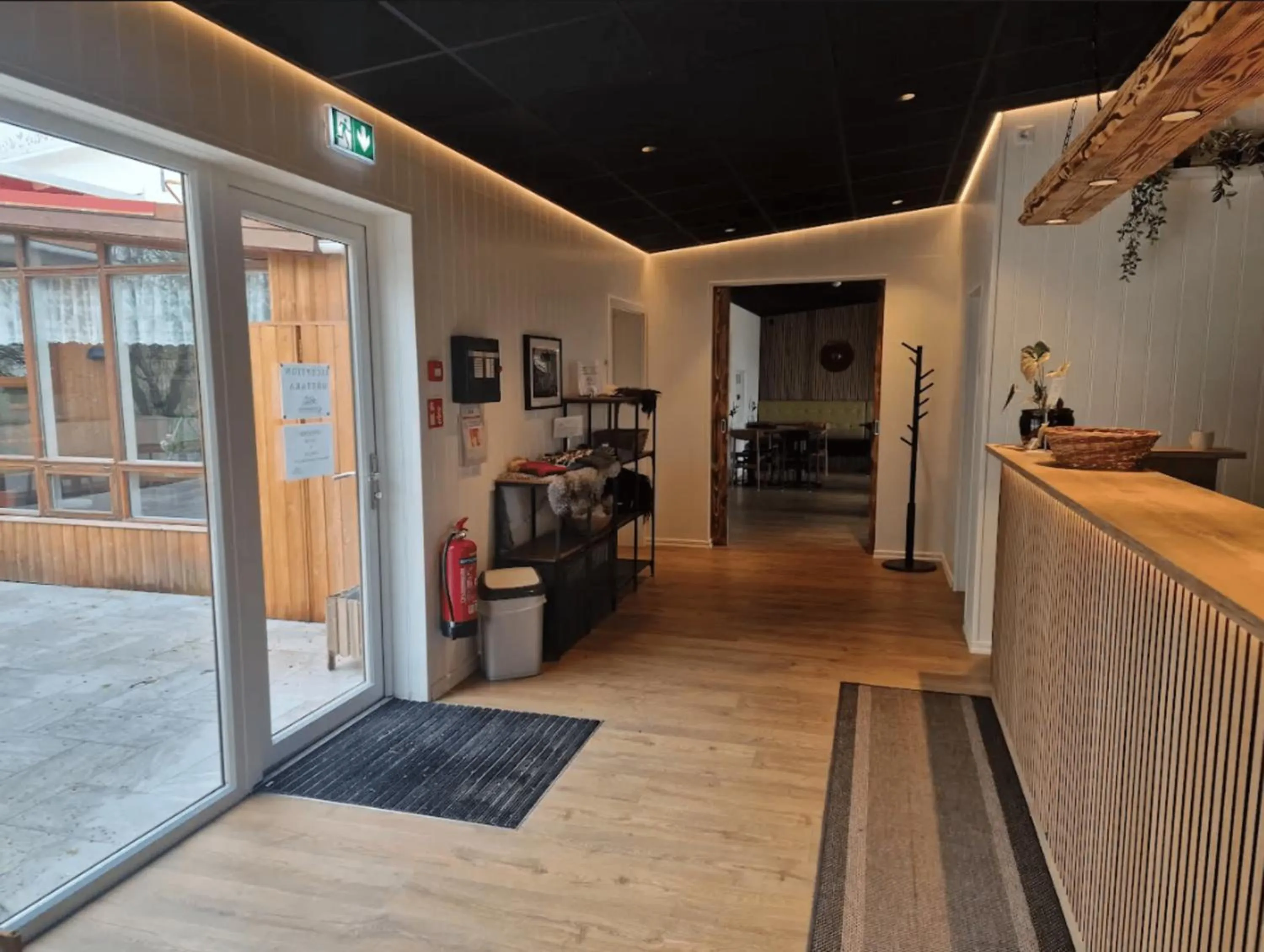 Lobby or reception in Sólheimahjáleiga Guesthouse
