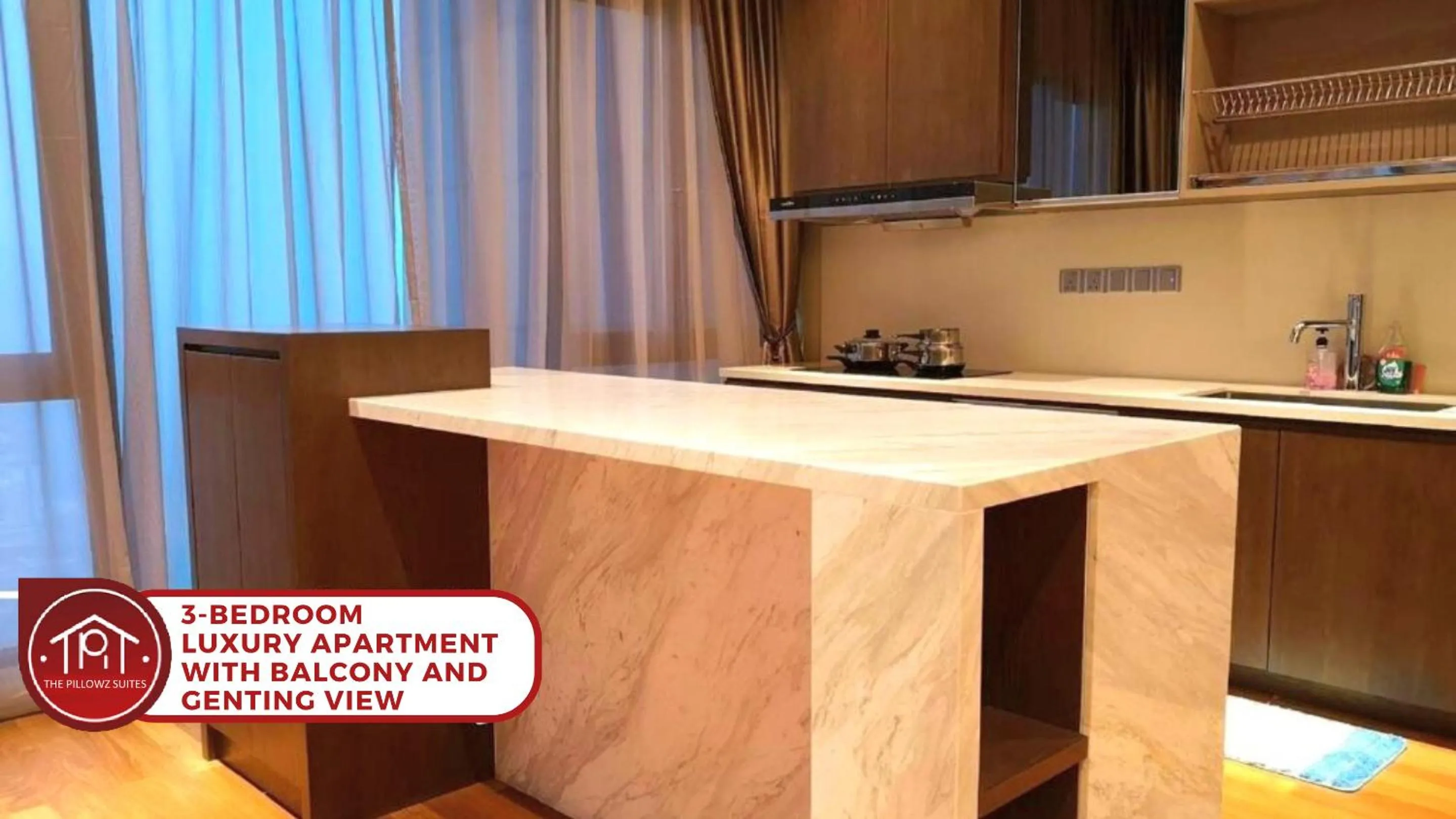 Kitchen or kitchenette in Geo38 Prime Suites Genting Highlands