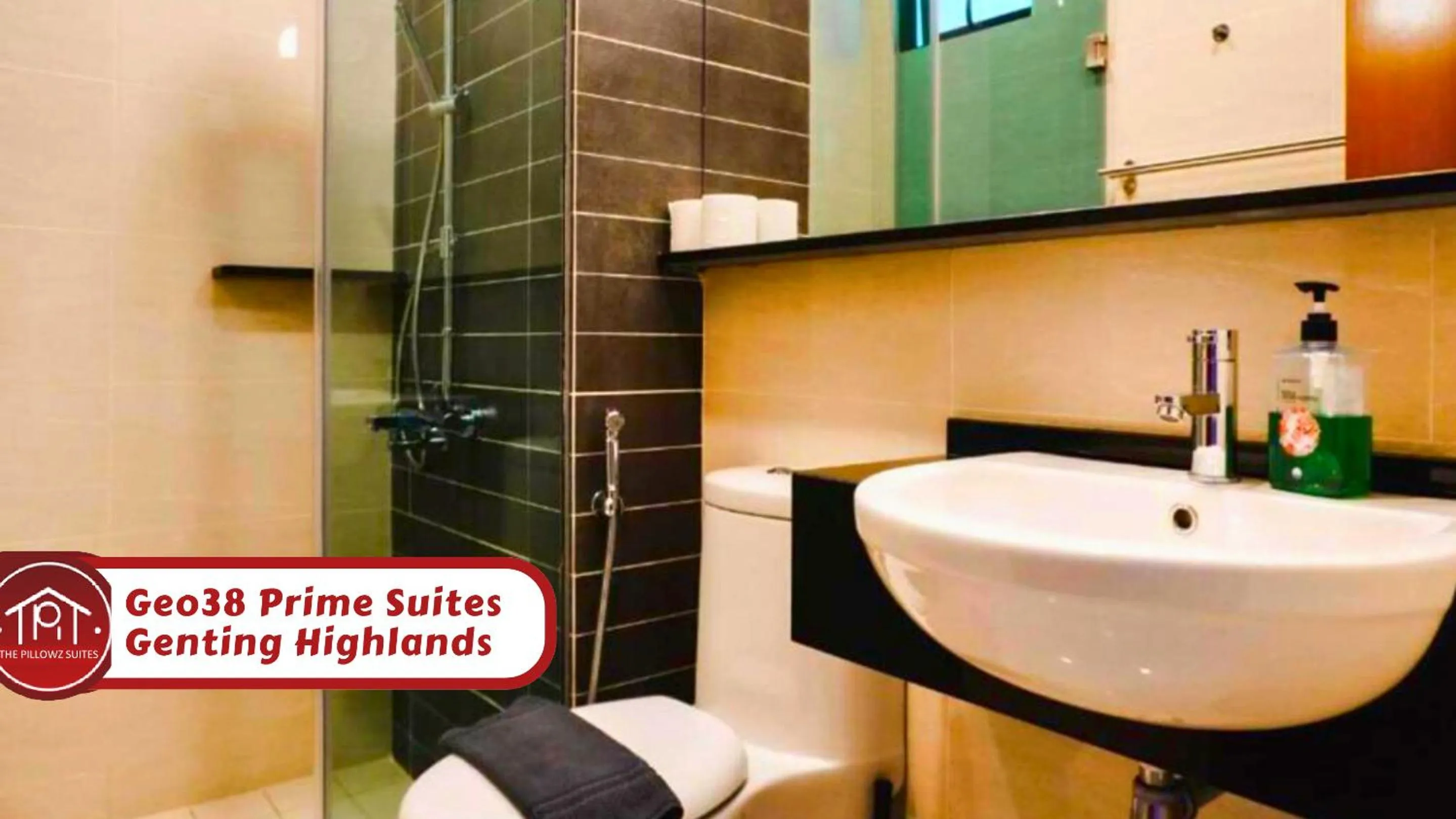 Shower in Geo38 Prime Suites Genting Highlands