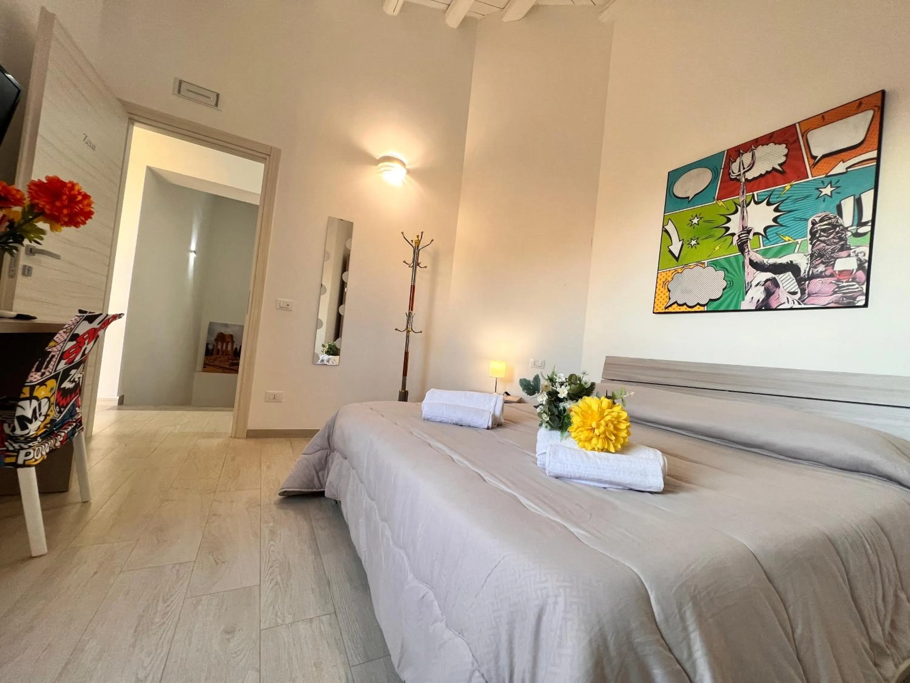 Bedroom, Bed in Colle Greco