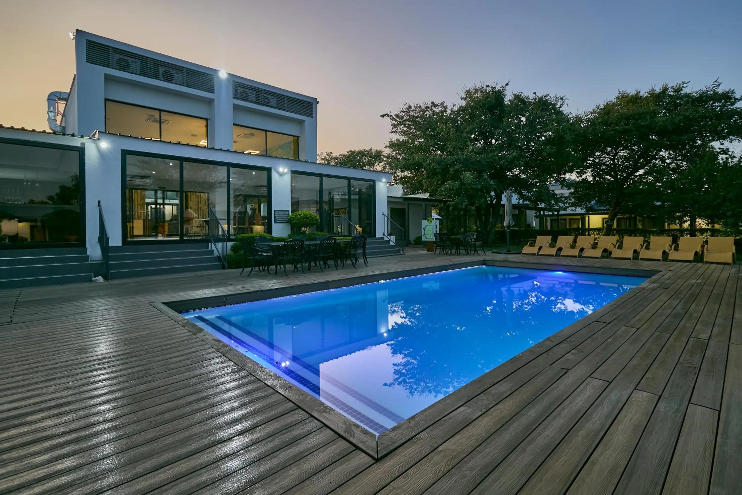 Swimming pool in Travelodge Kasane