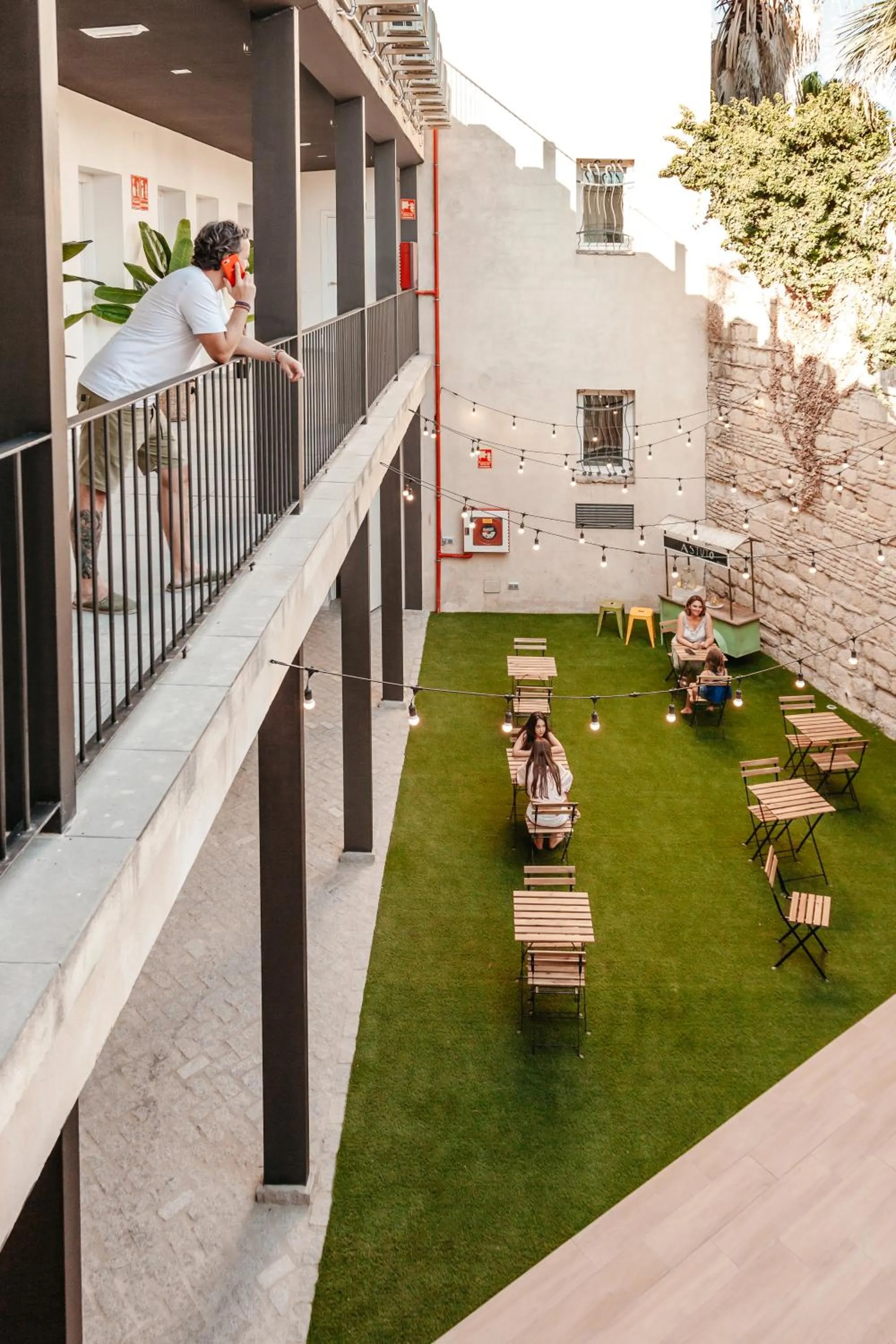 Patio in ASTUTO Boutique Jerez - Adults Only