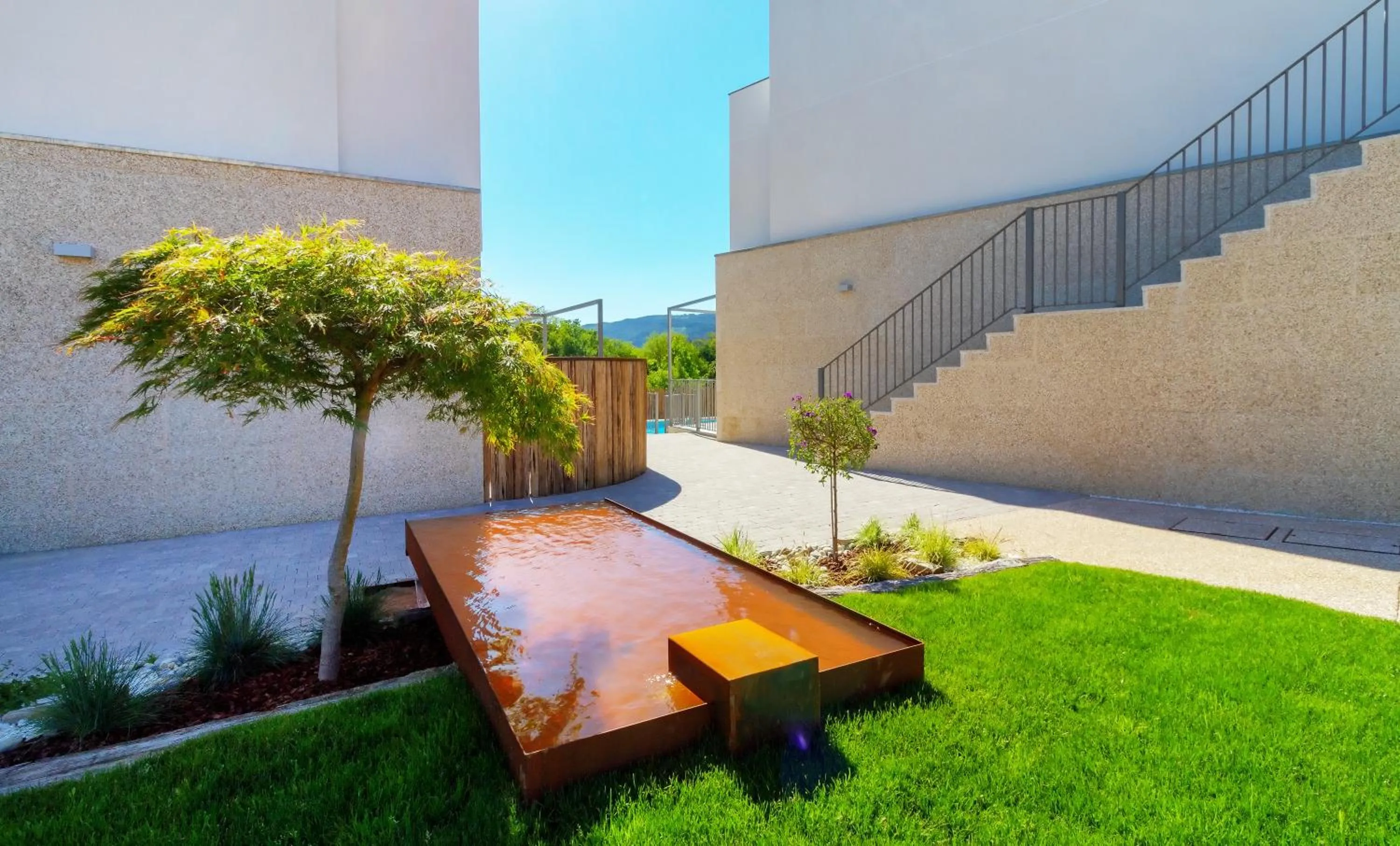 Patio in Duerming O Casal da Martiña