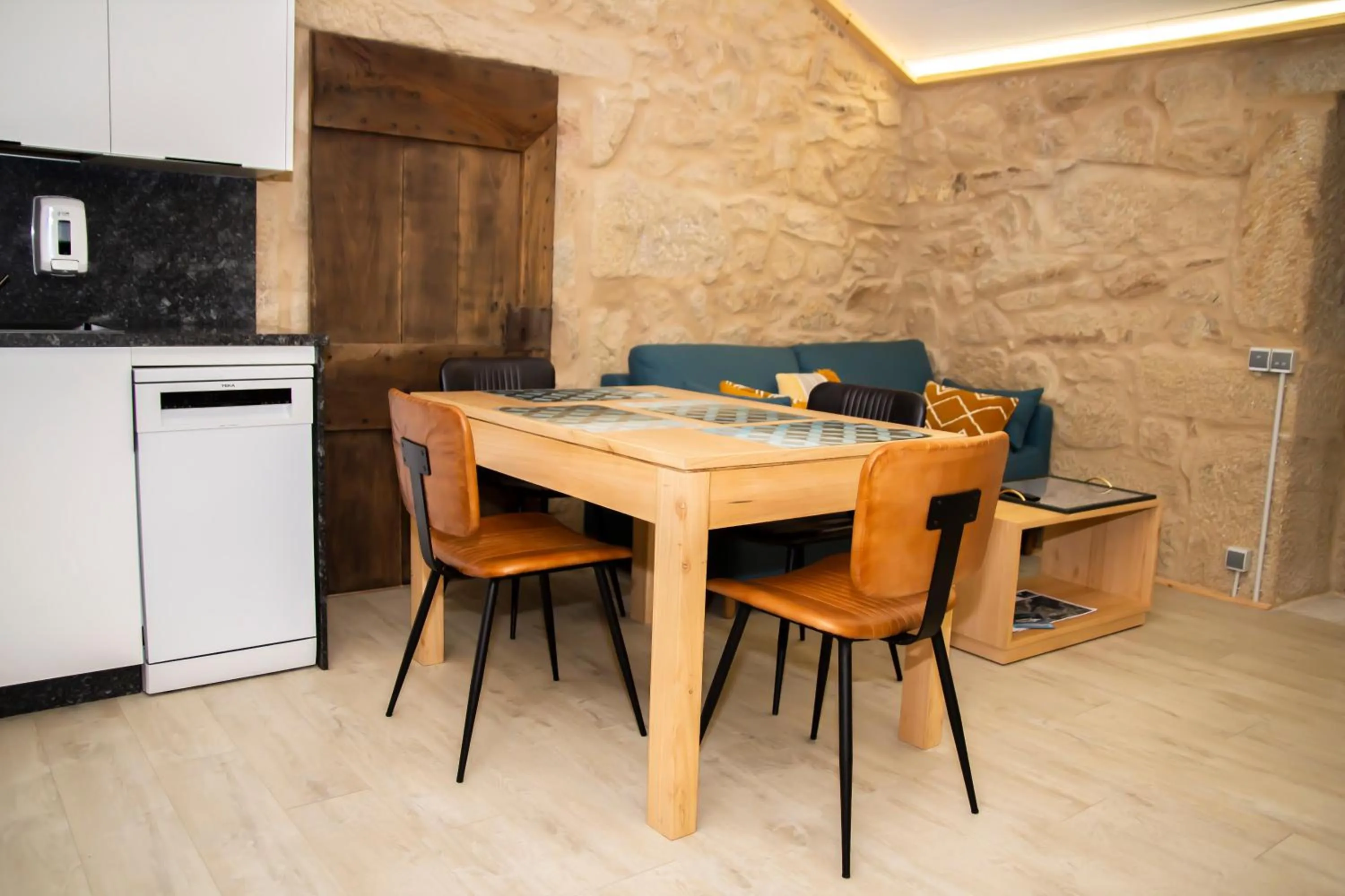 Kitchen or kitchenette in Duerming O Casal da Martiña