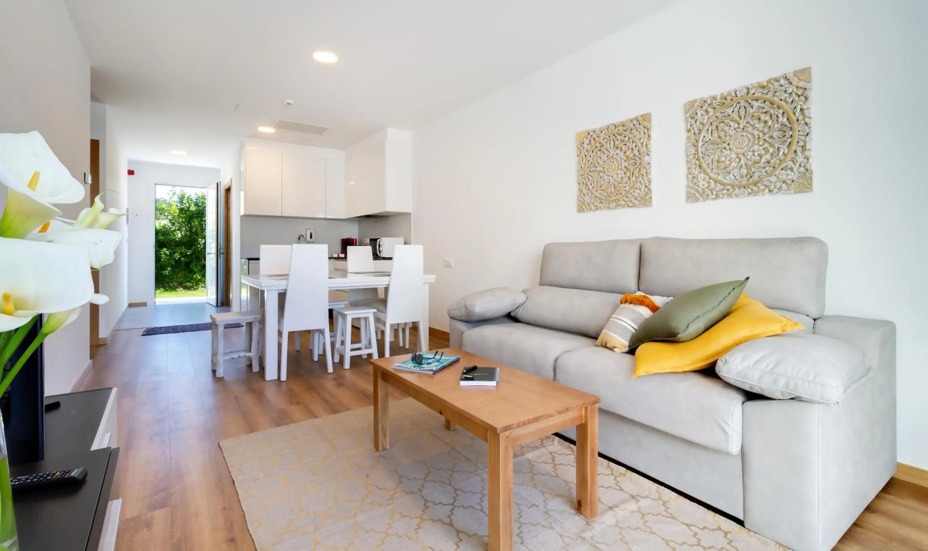 Living room in Duerming O Casal da Martiña