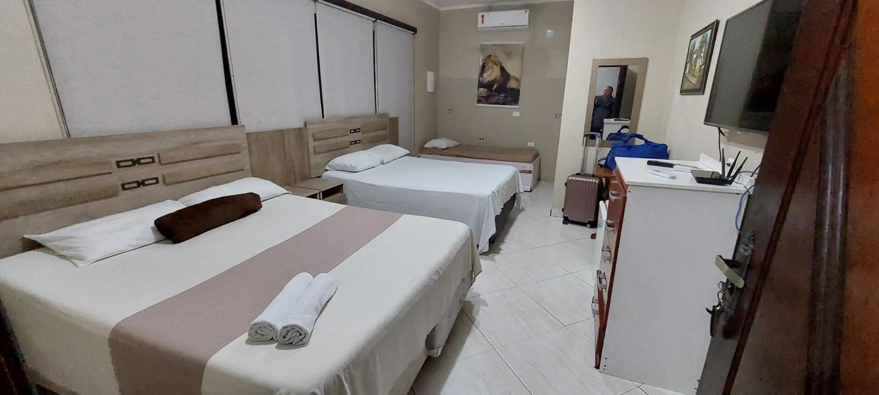 Bed in Pousada Zambeze