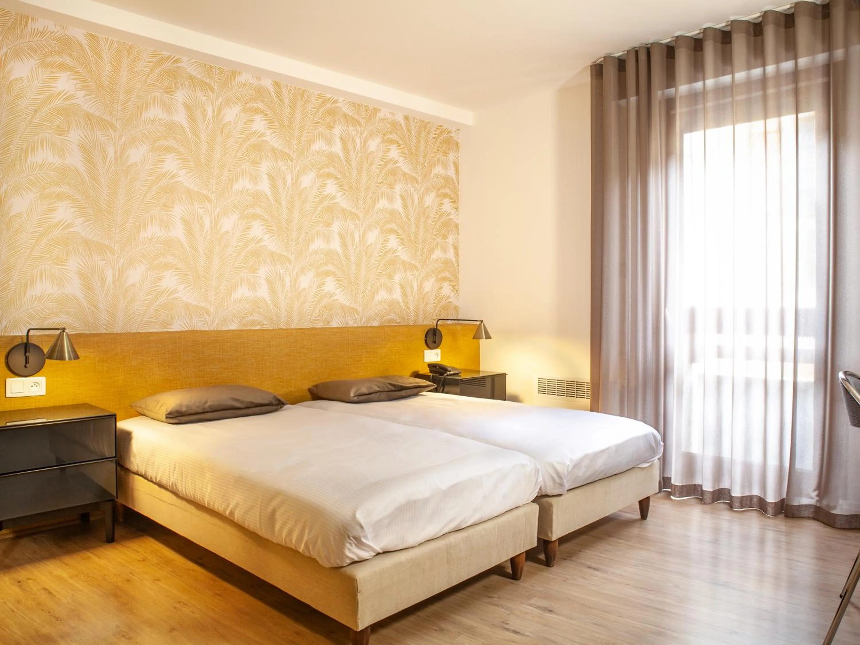 Bed in Grand Hôtel du Parc