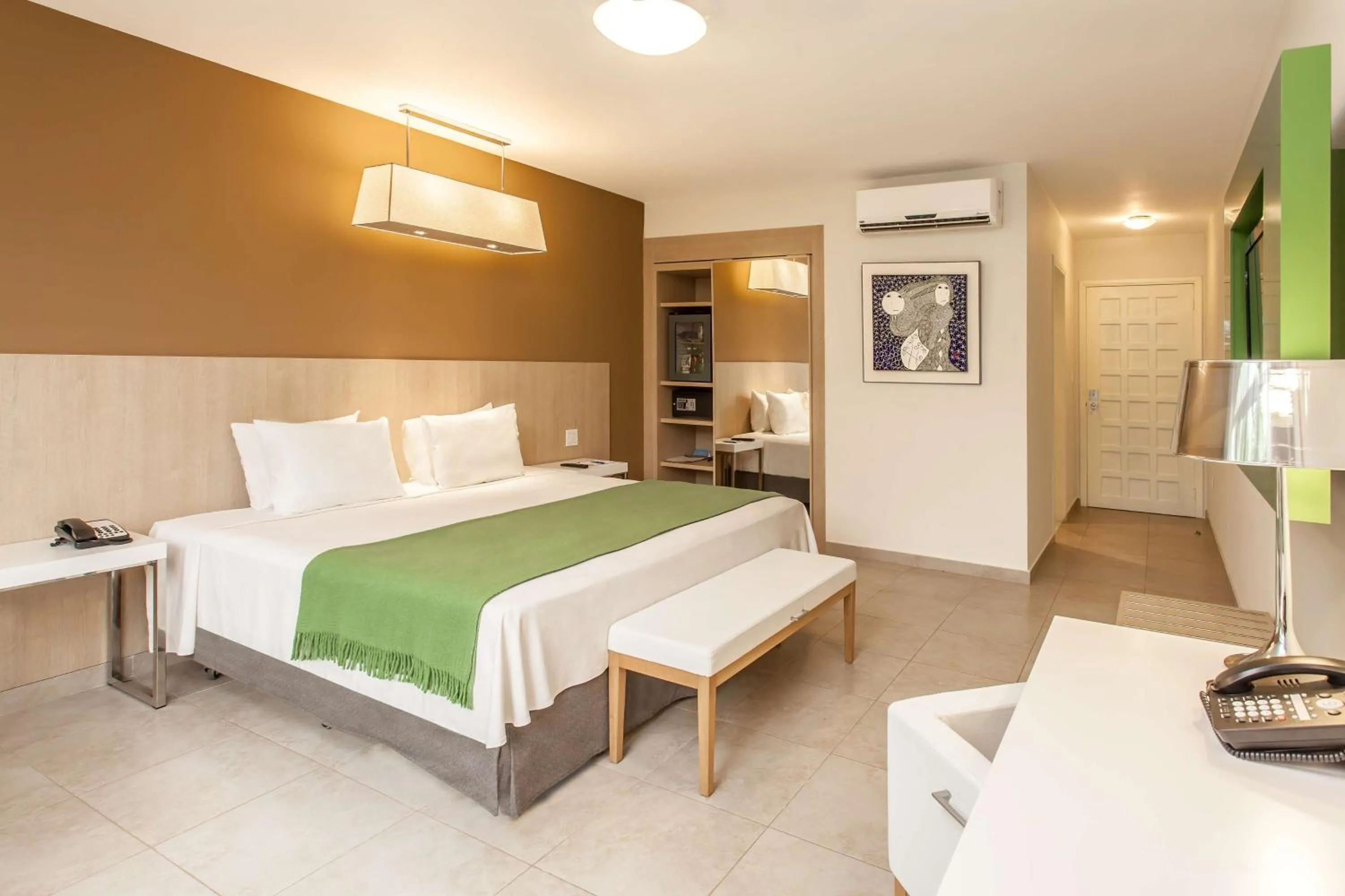 View (from property/room), Bed in El Rancho Haiti