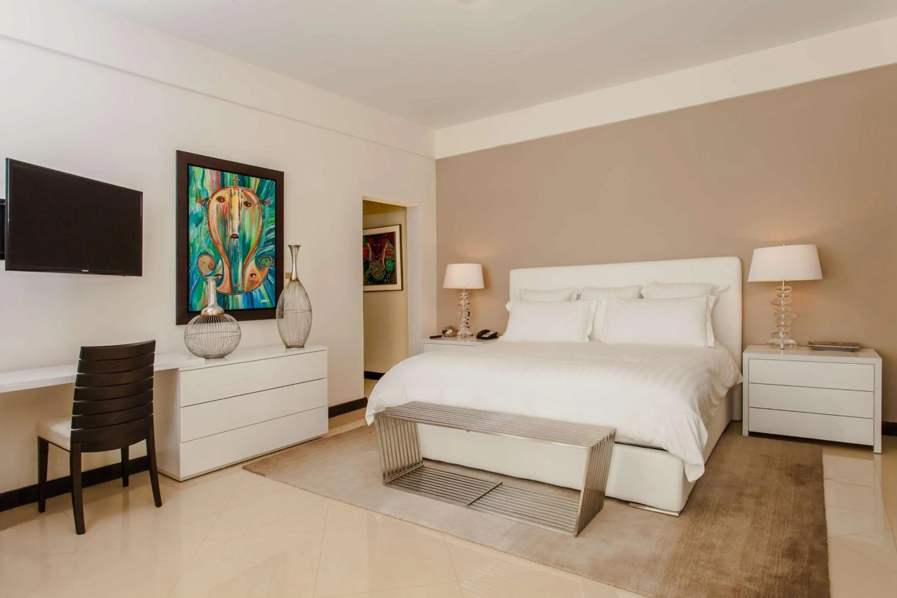 Photo of the whole room, Bed in El Rancho Haiti