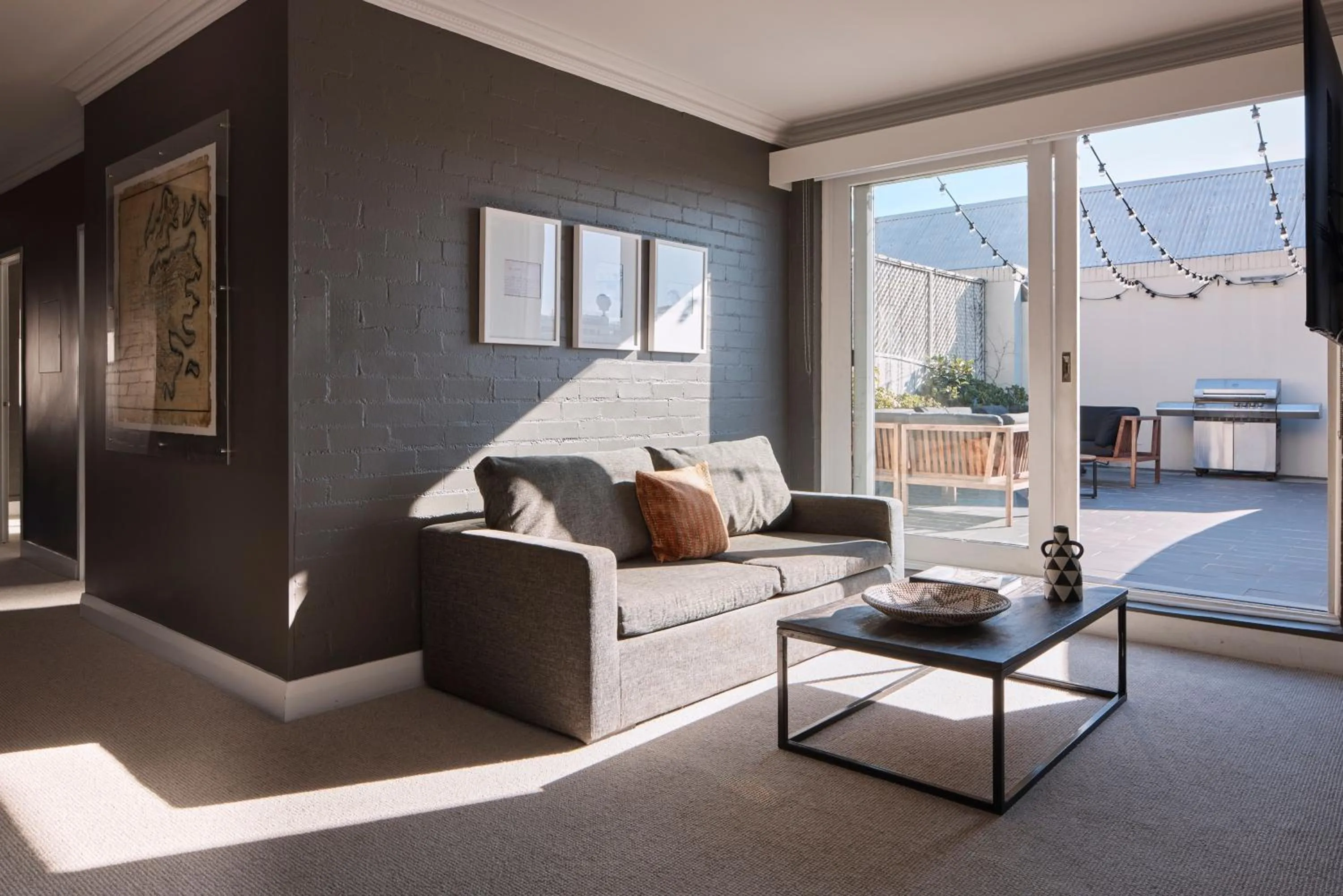 Living room in Harbour Rocks by Ode Hotels