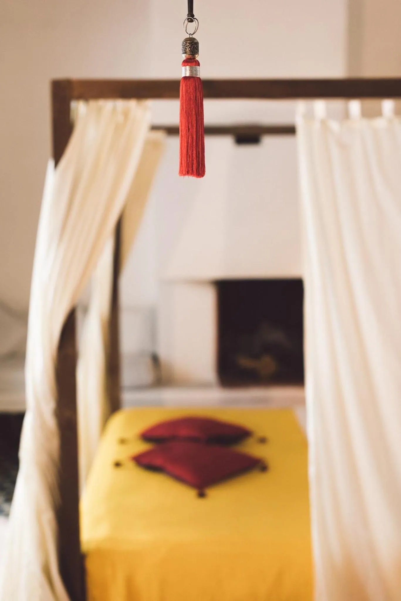 Bed in Riad Tizwa Fes