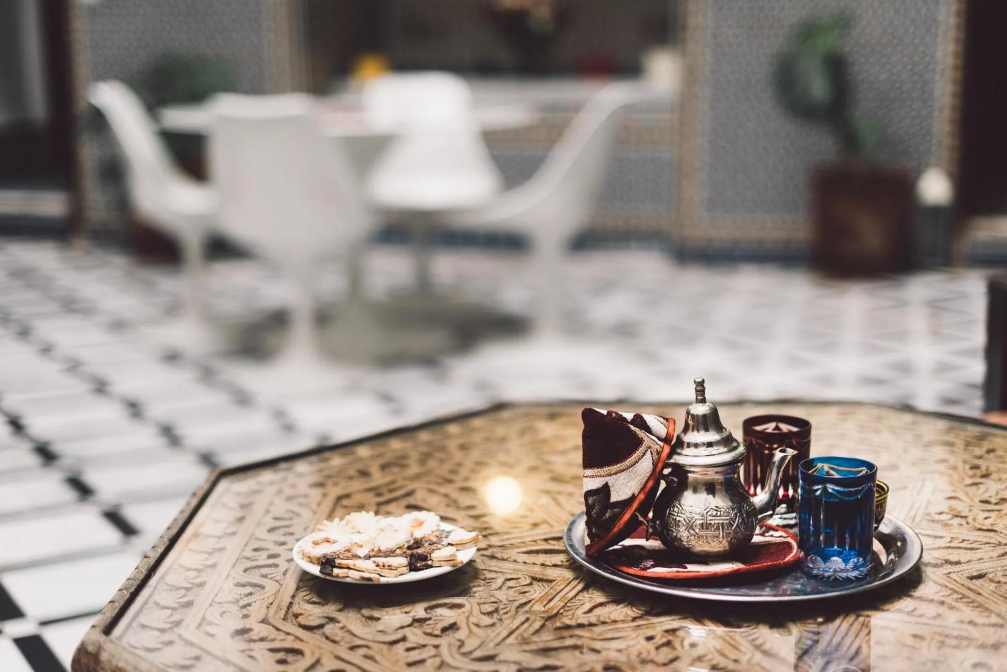 Patio in Riad Tizwa Fes