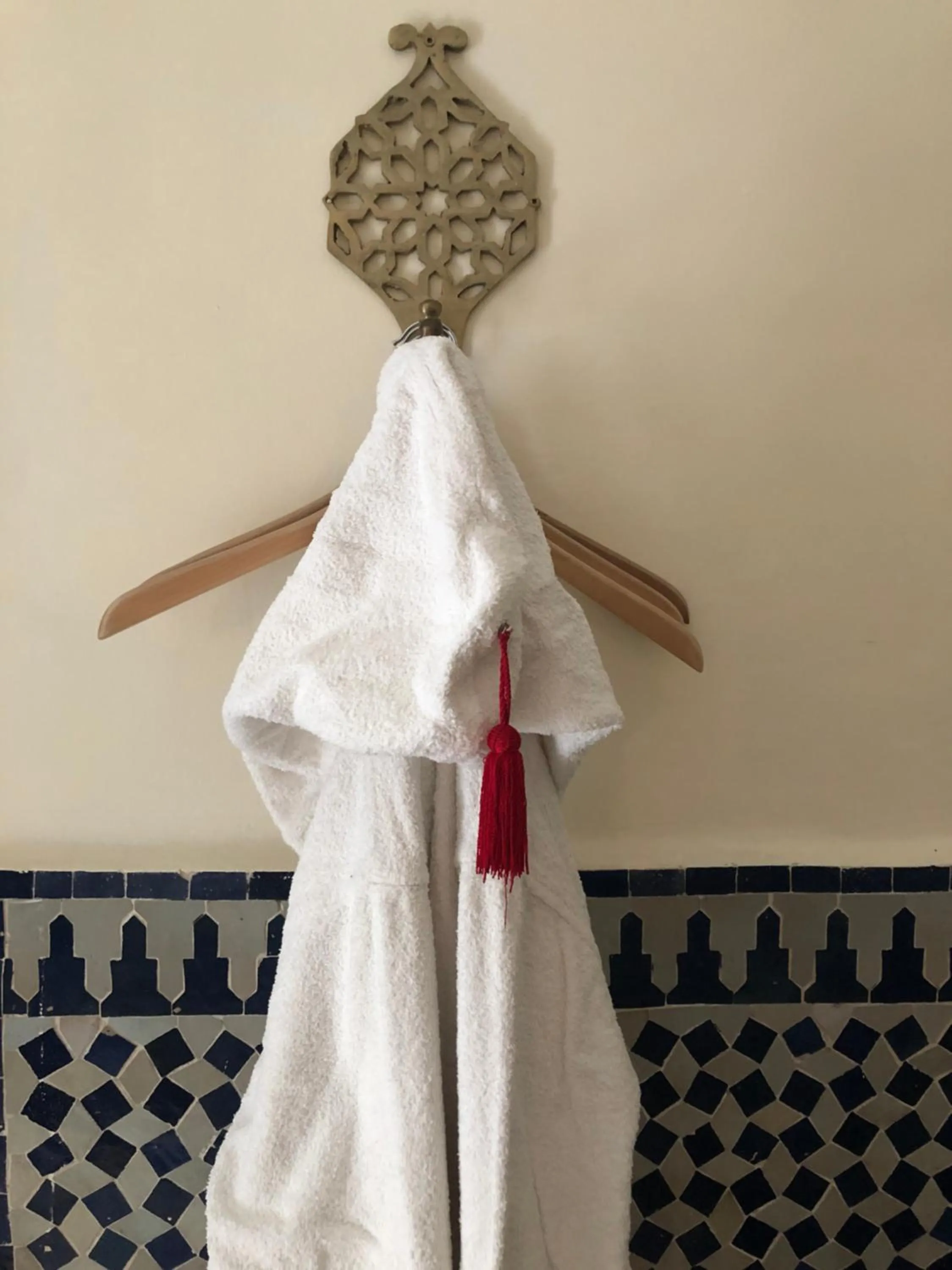 Decorative detail in Riad Tizwa Fes