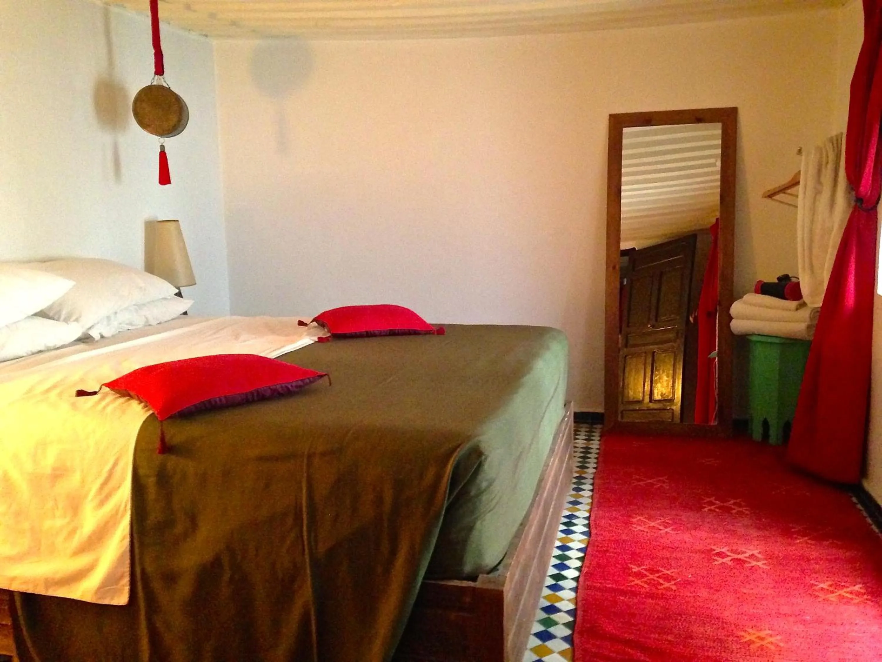 Bed in Riad Tizwa Fes