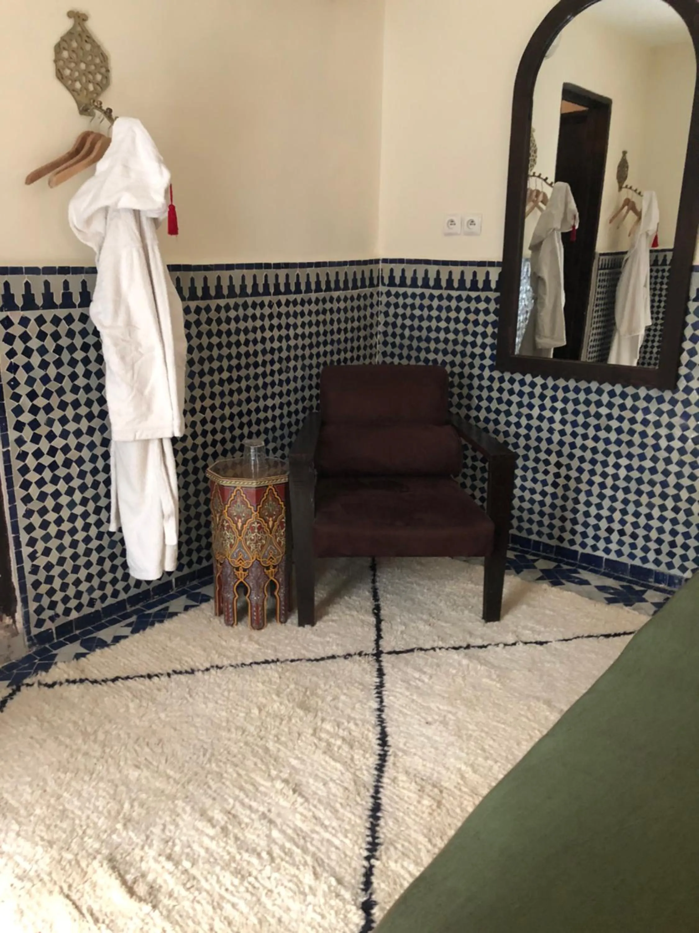 Bed in Riad Tizwa Fes