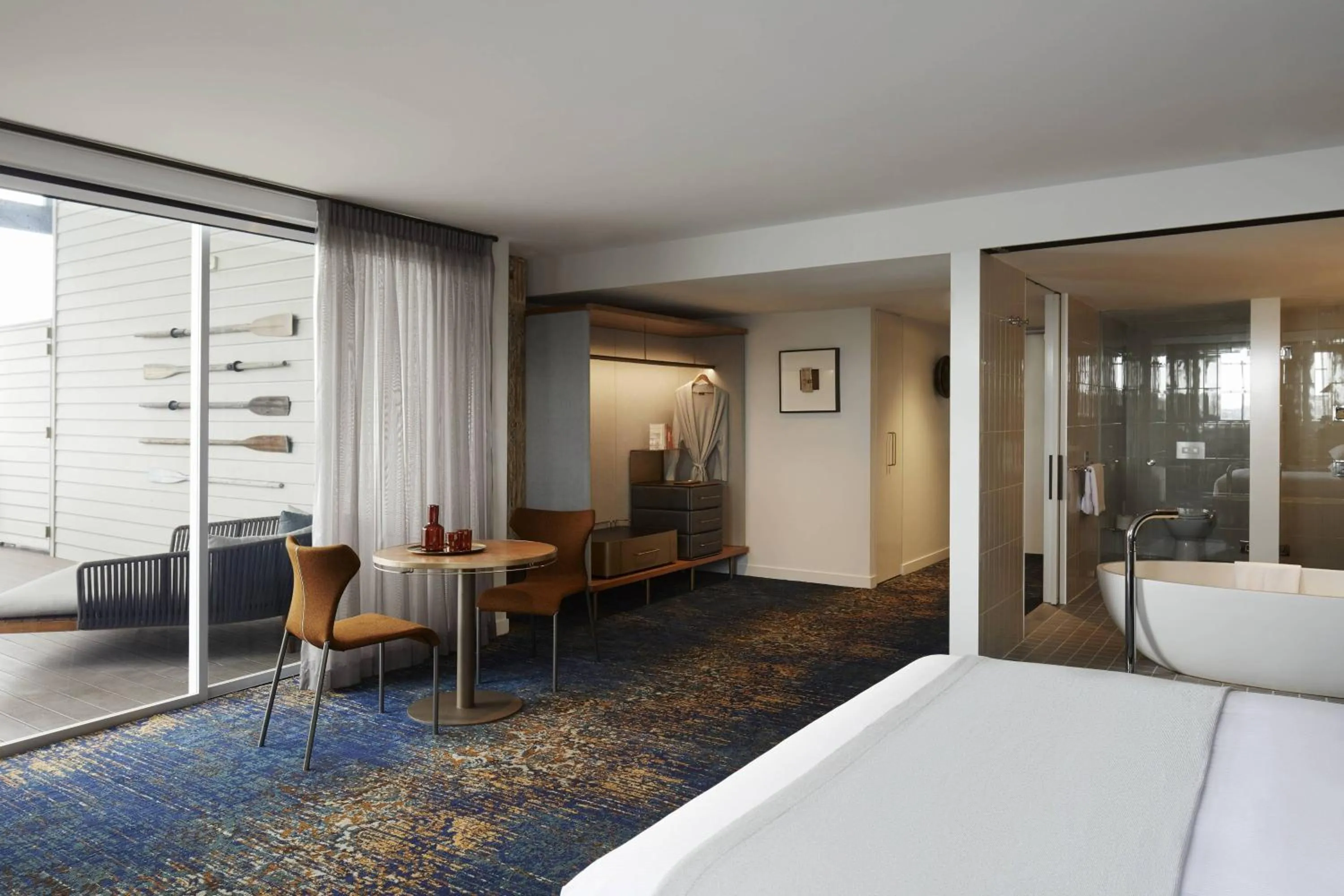 Photo of the whole room, Bed in Pier One Sydney Harbour, Autograph Collection