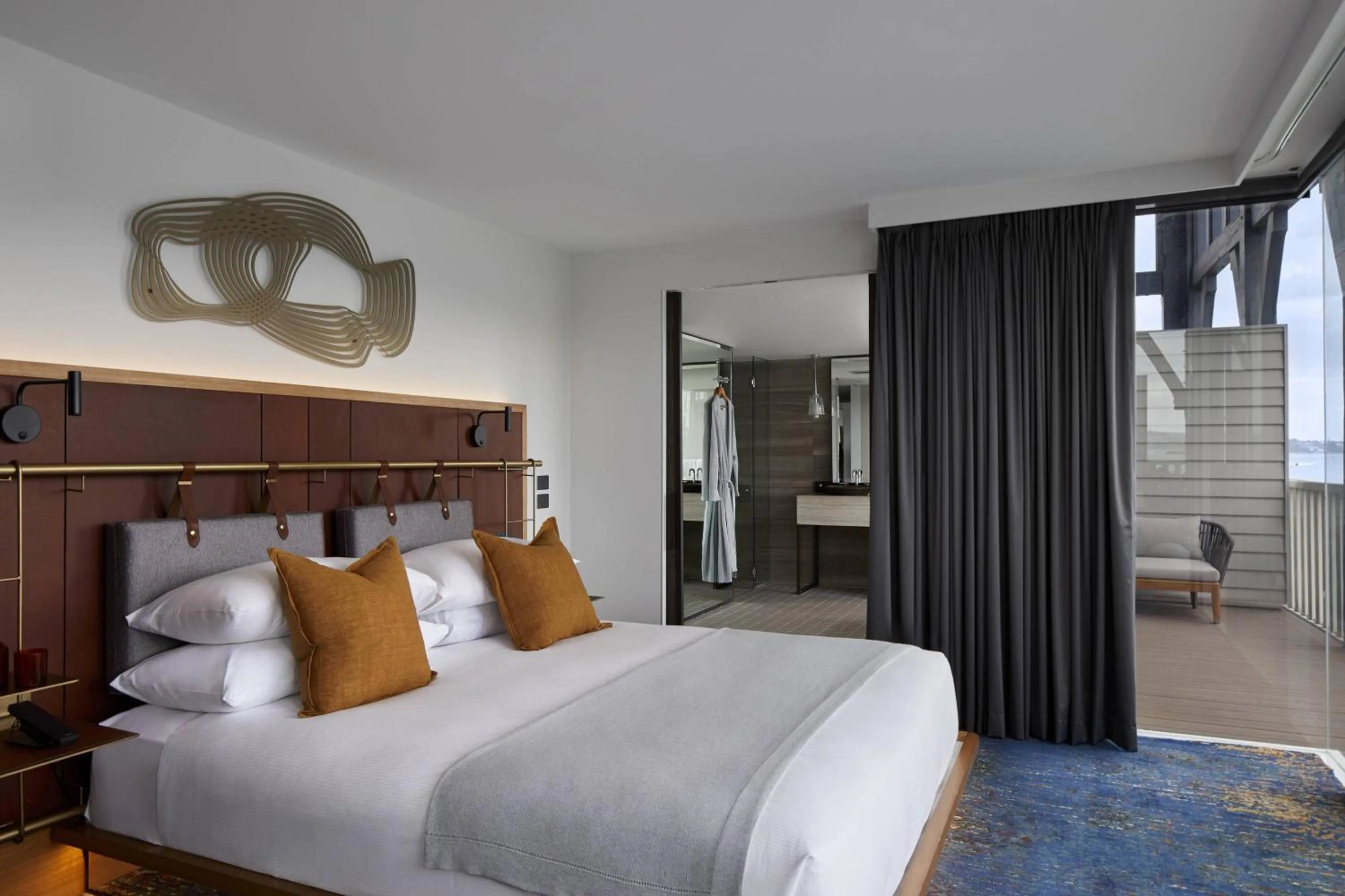 Photo of the whole room, Bed in Pier One Sydney Harbour, Autograph Collection