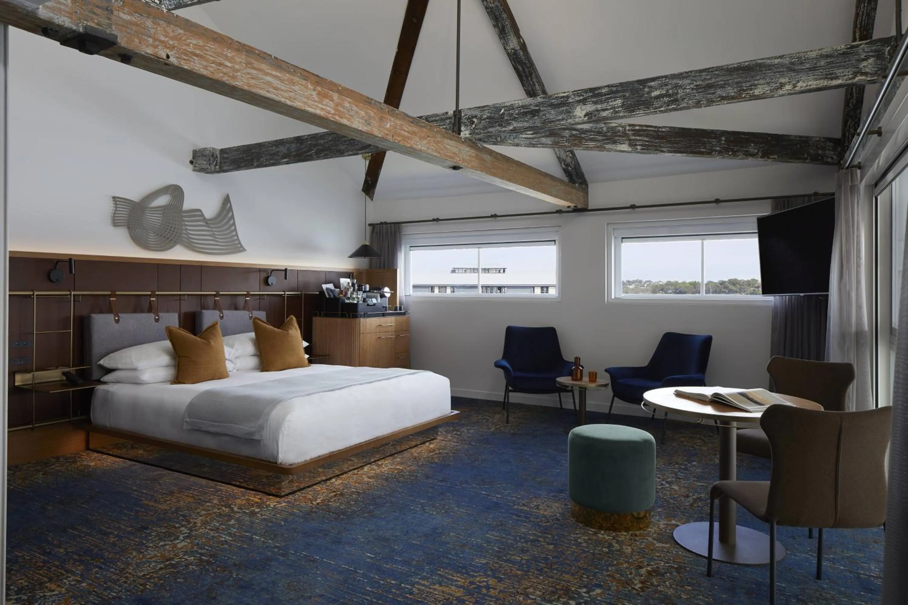 Photo of the whole room, Bed in Pier One Sydney Harbour, Autograph Collection