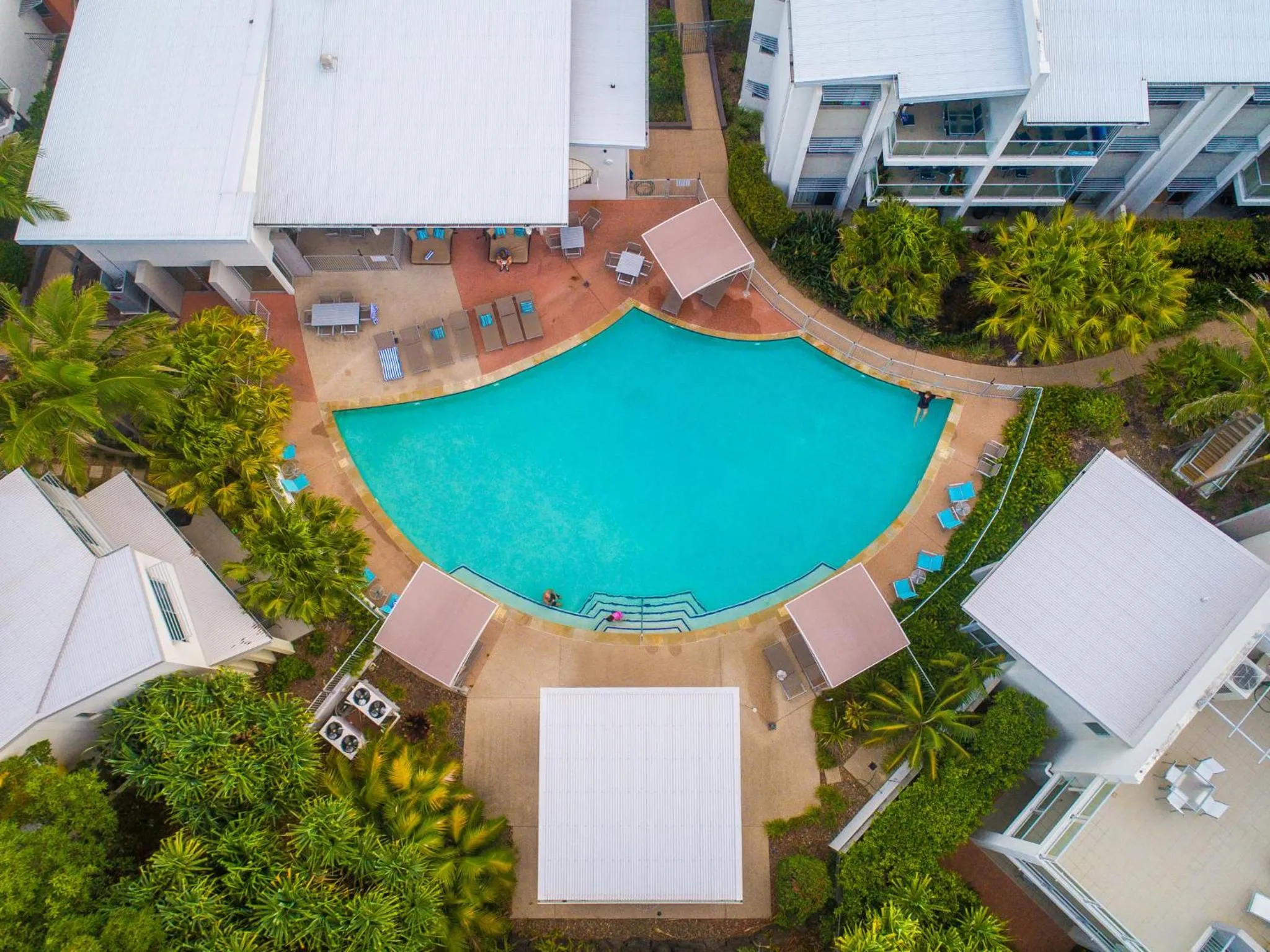 Bird's eye view in Coolum At The Beach