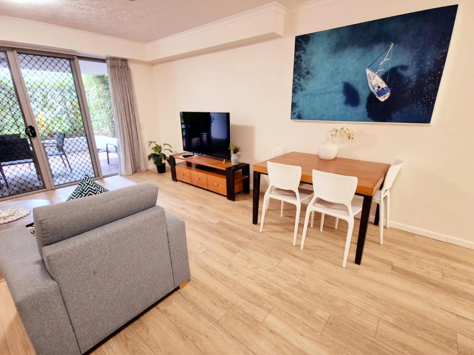 Dining area in Coolum At The Beach