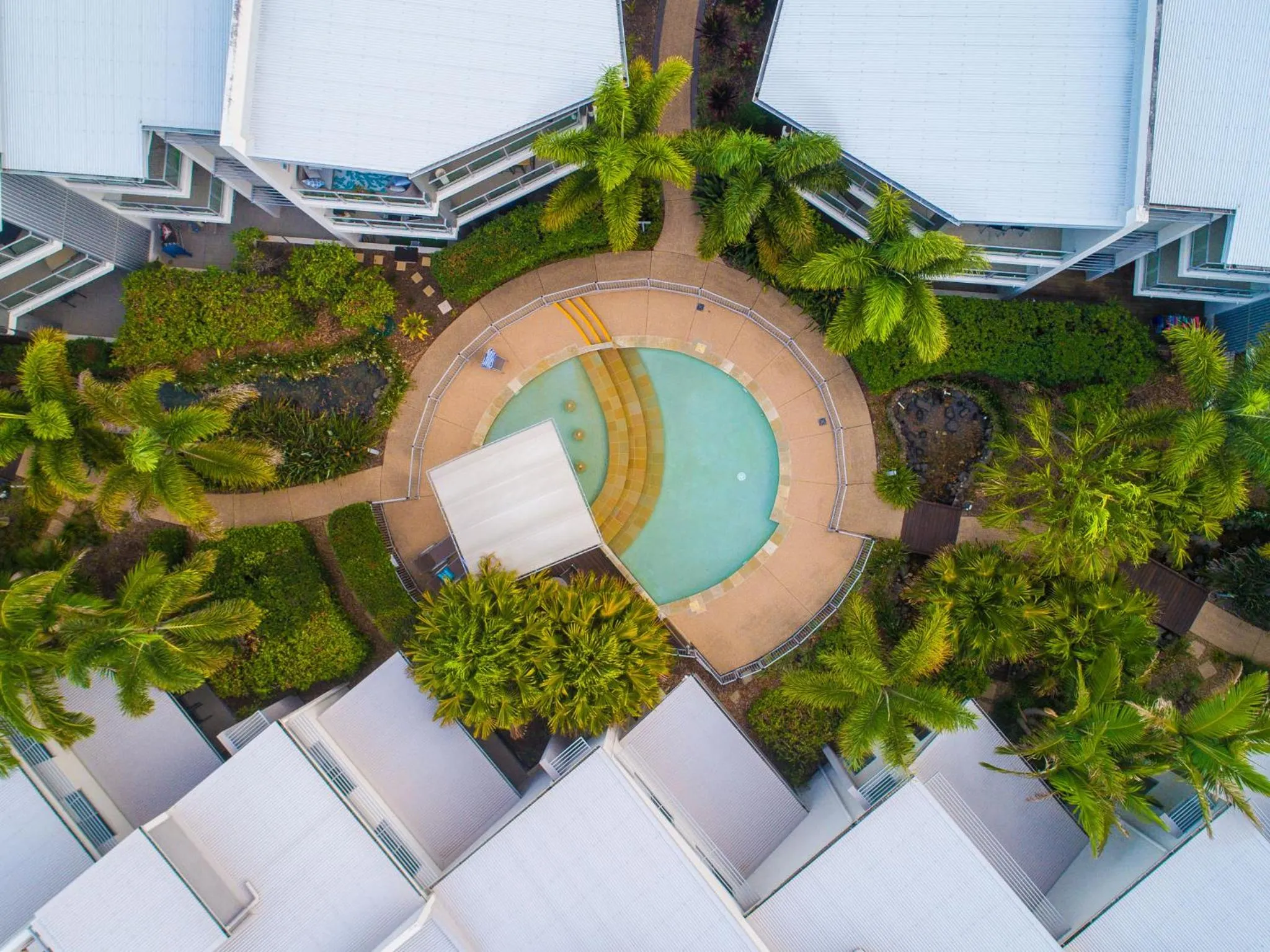 Pool view in Coolum At The Beach